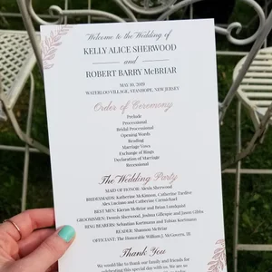 Ceremony Programs: What You Need to Include and Helpful Wording ...