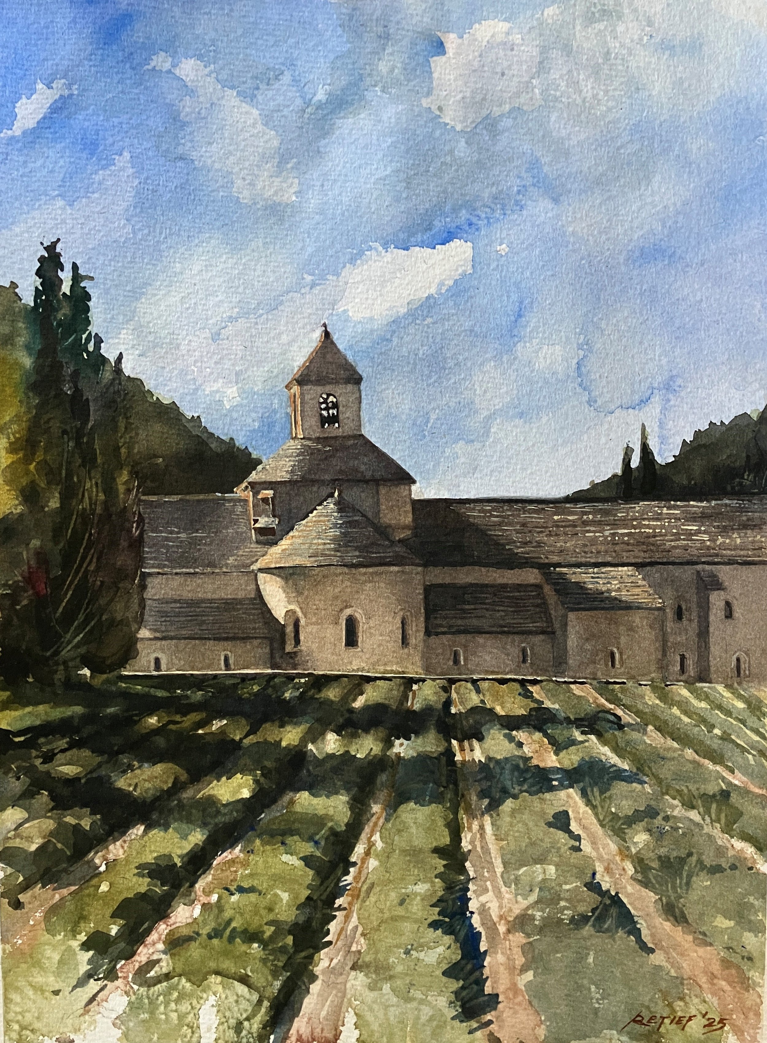 Late October Afternoon - Abbaye de Senanque, Provence