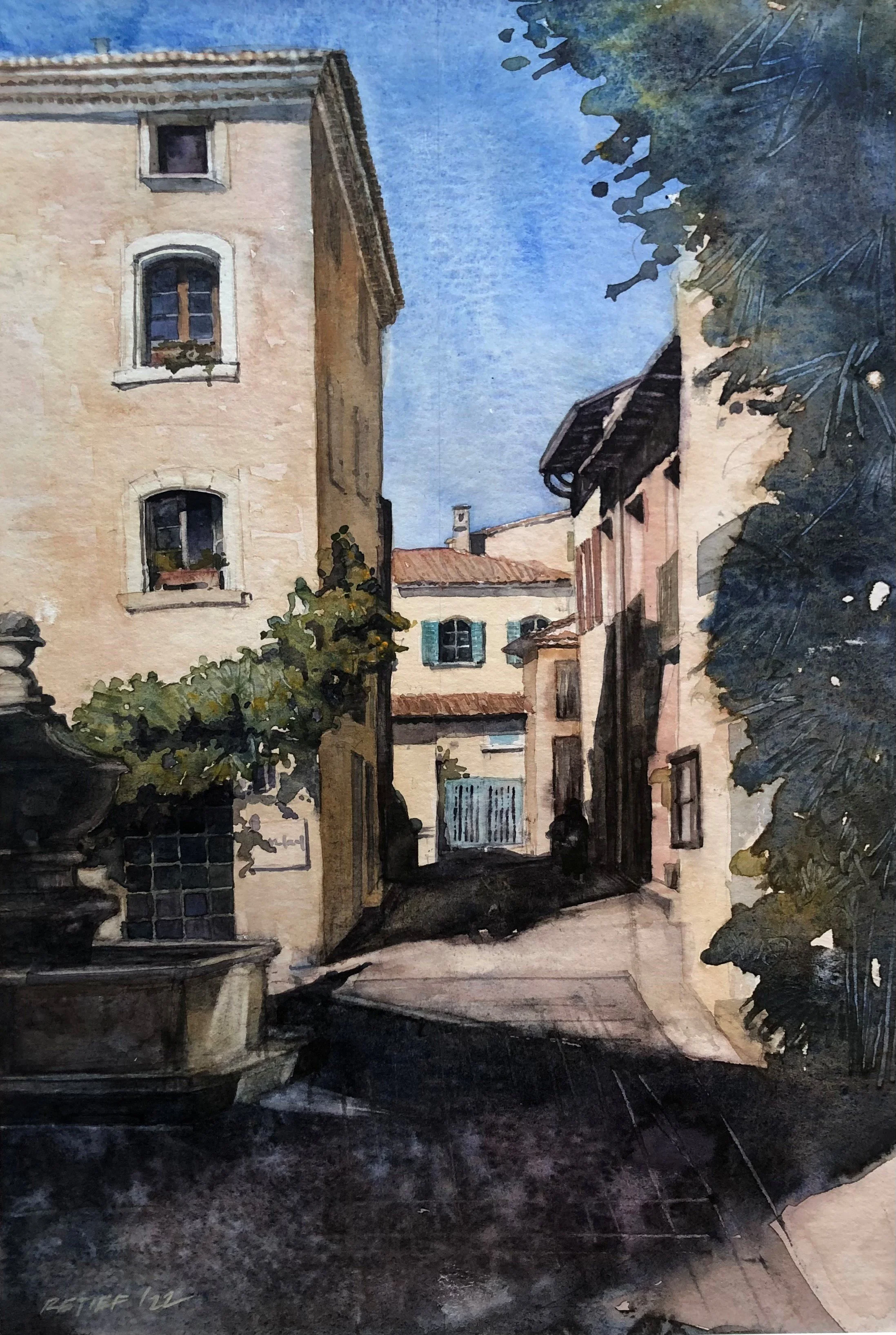 Morning in Venasque