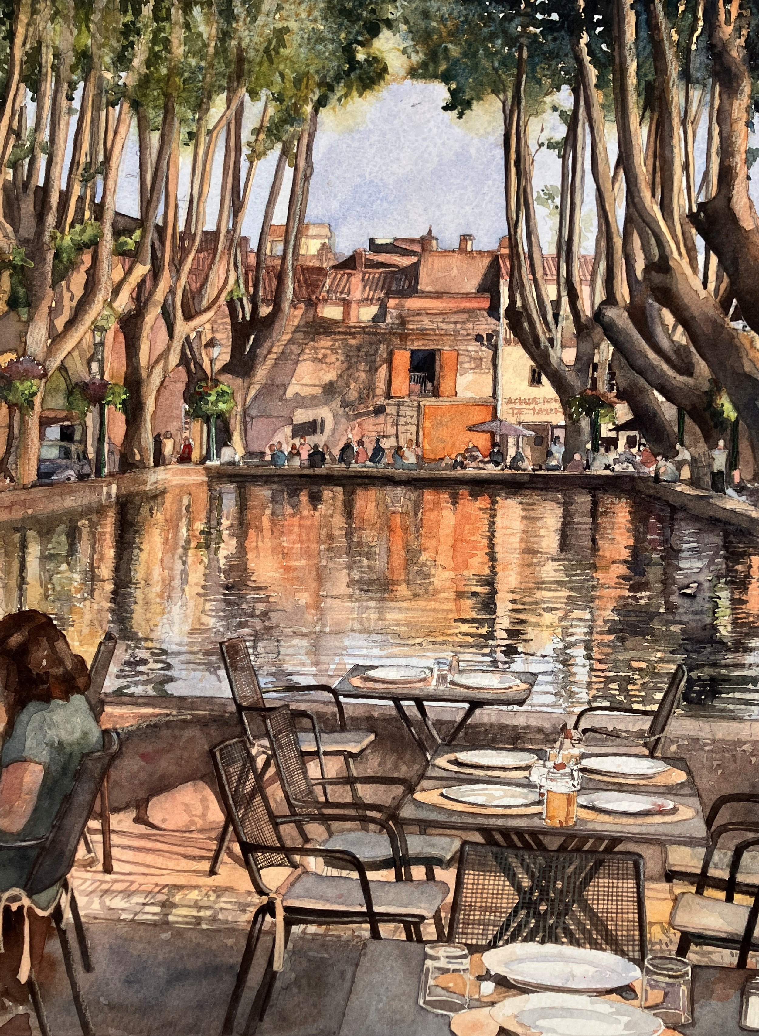Late Afternoon in Cuceron, Provence
