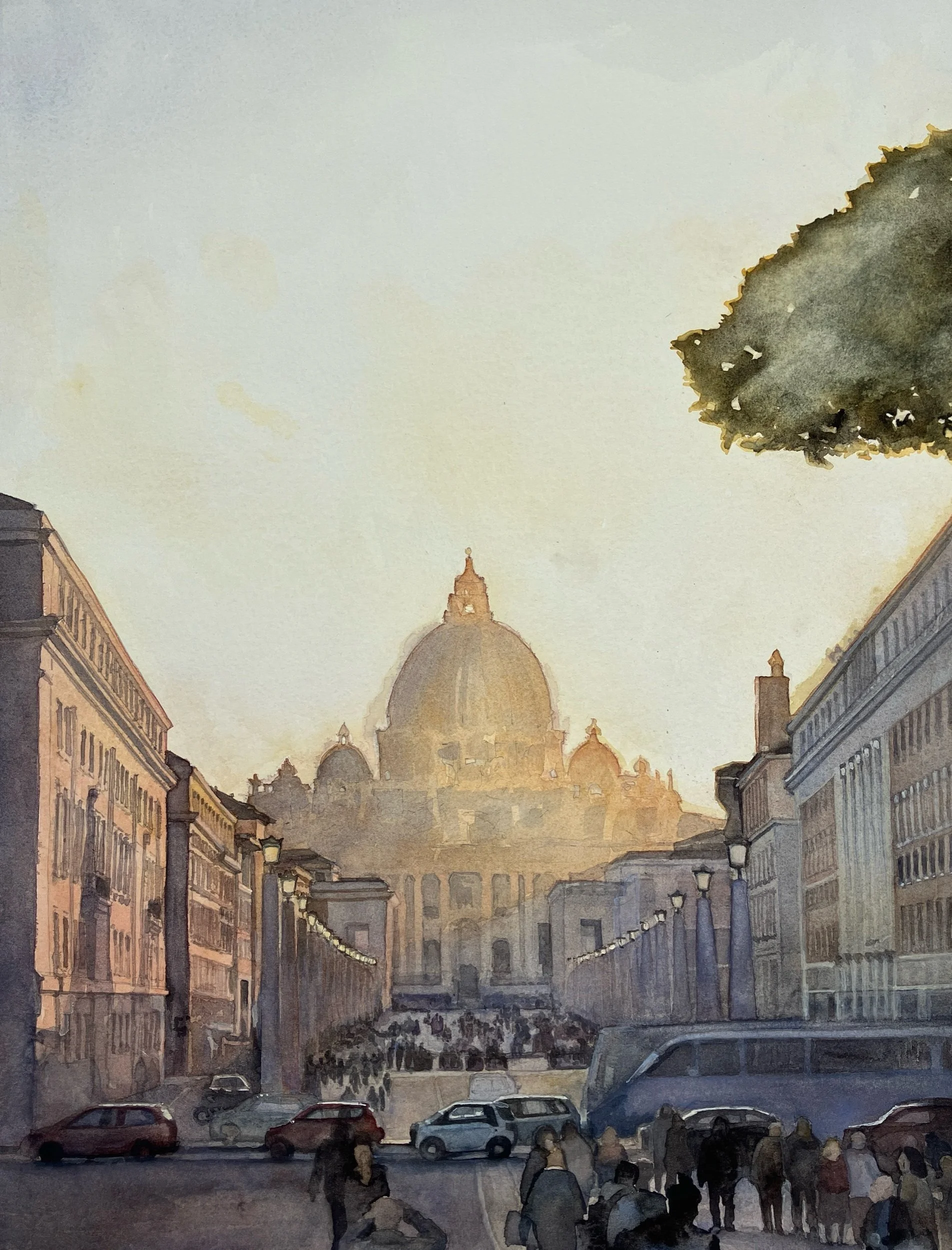 Vatican at Twilight II