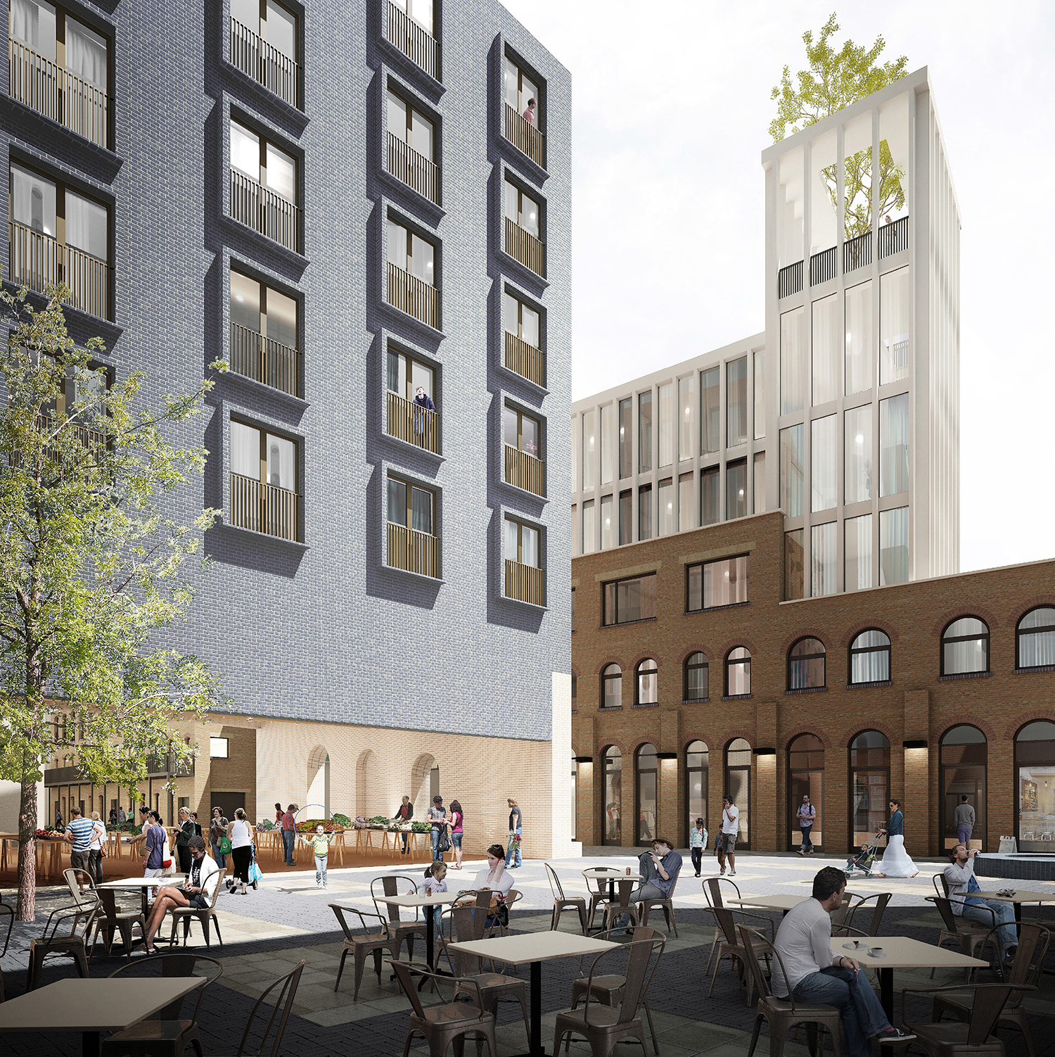 Proposed development at 443 - 449 Holloway Road. Image courtesy of Lynch Architects.