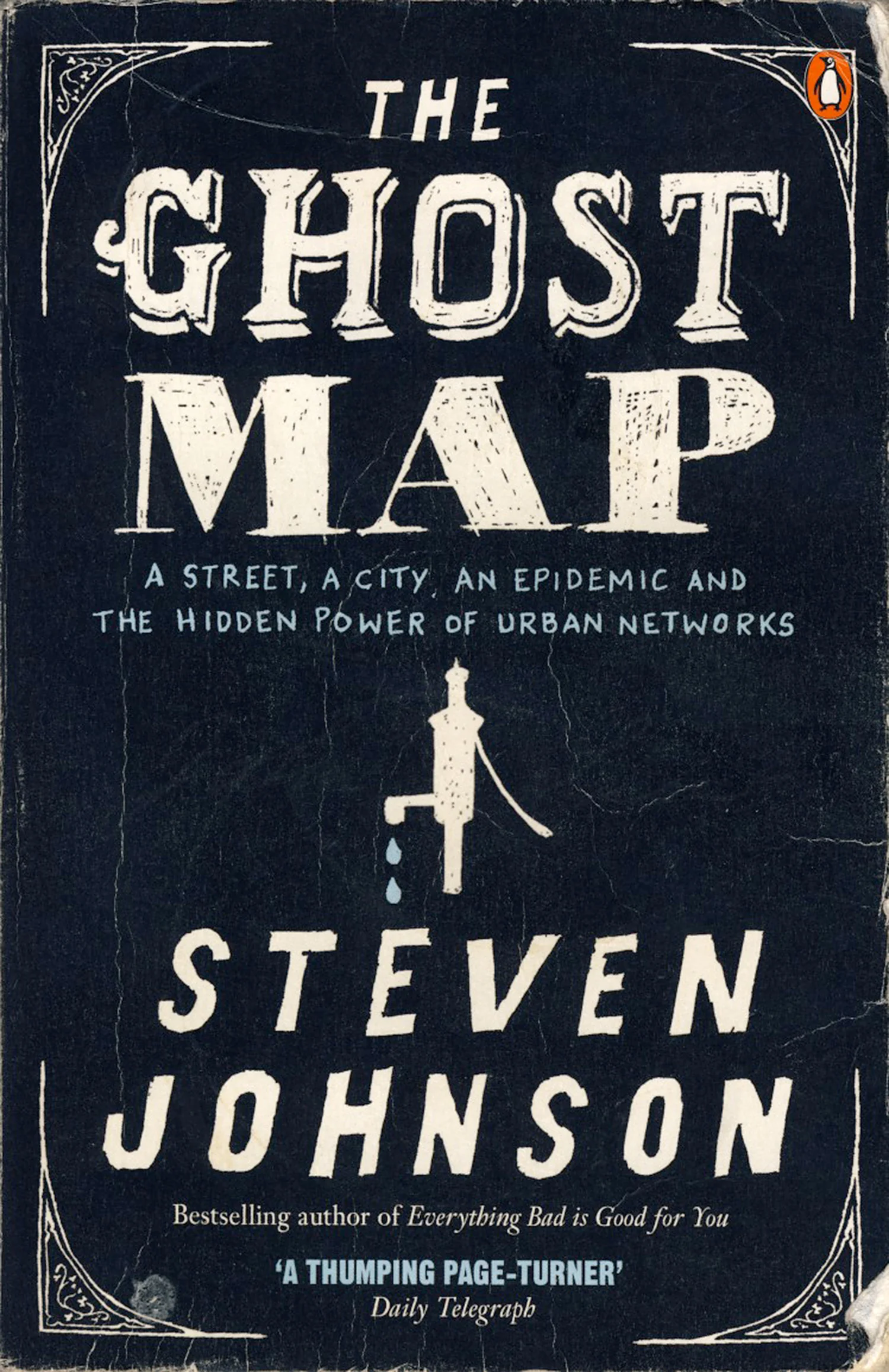 Cover image of Ghost Map by Steven Johnson.