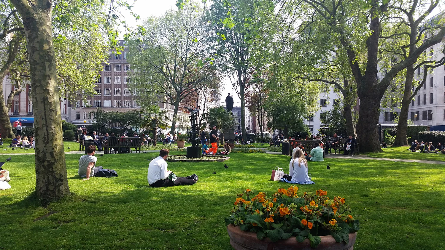 Hanover Square in May 2016. © Rachael Marshall 2016.