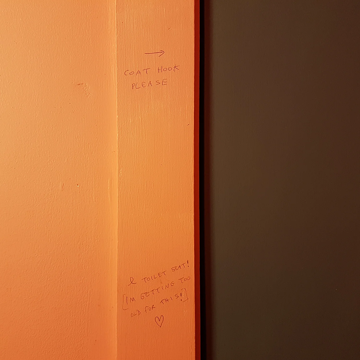 Musings on a WC cubicle wall.