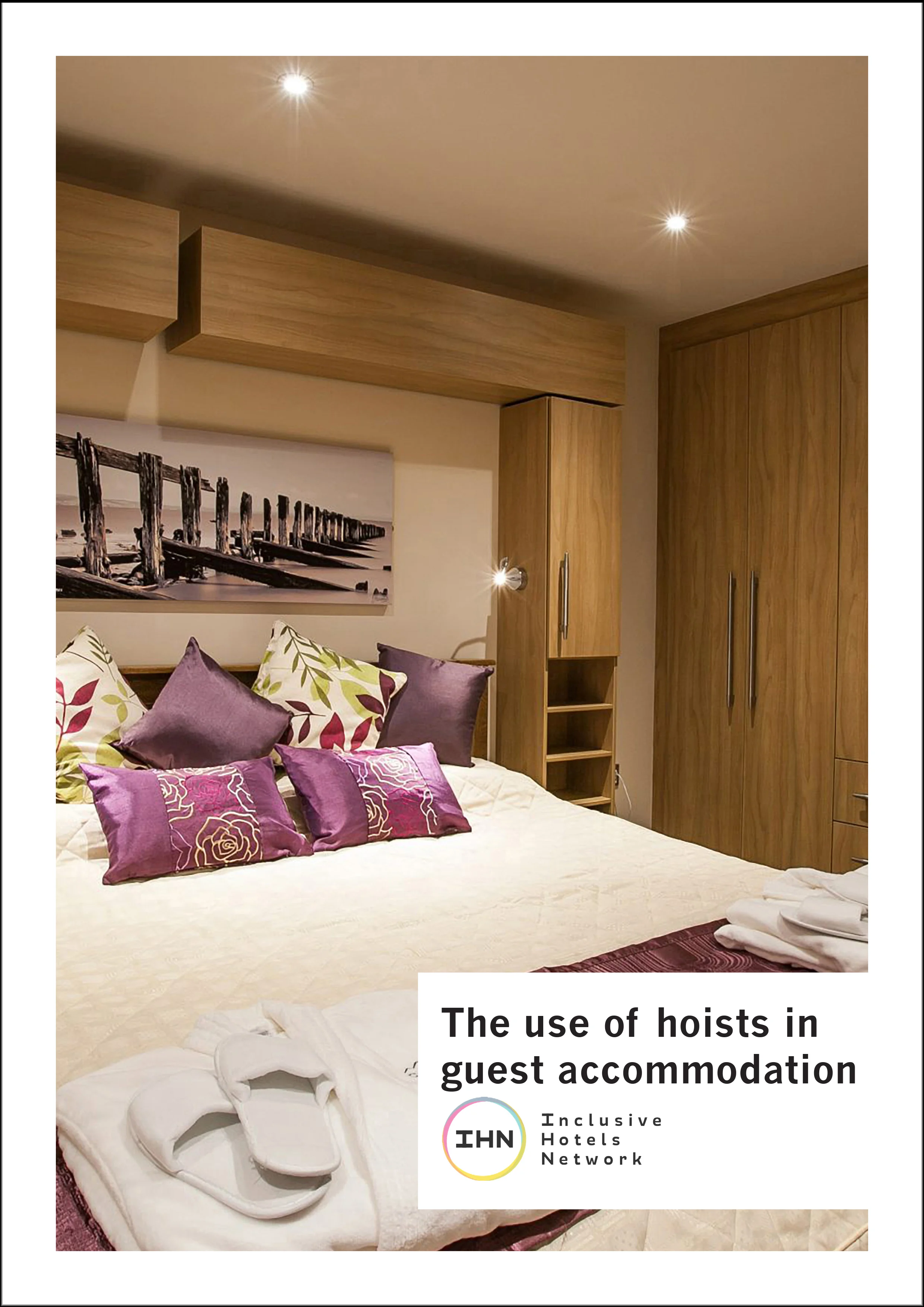 Image: Cover of The Use of Hoists in Guest Accommodation guidance document.