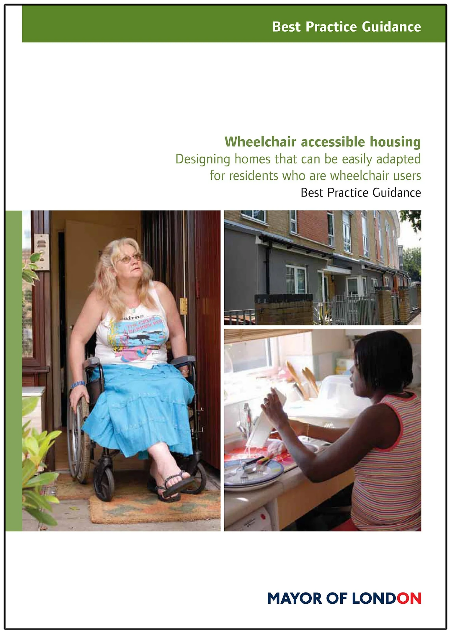 Cover of the Wheelchair accessible housing document.