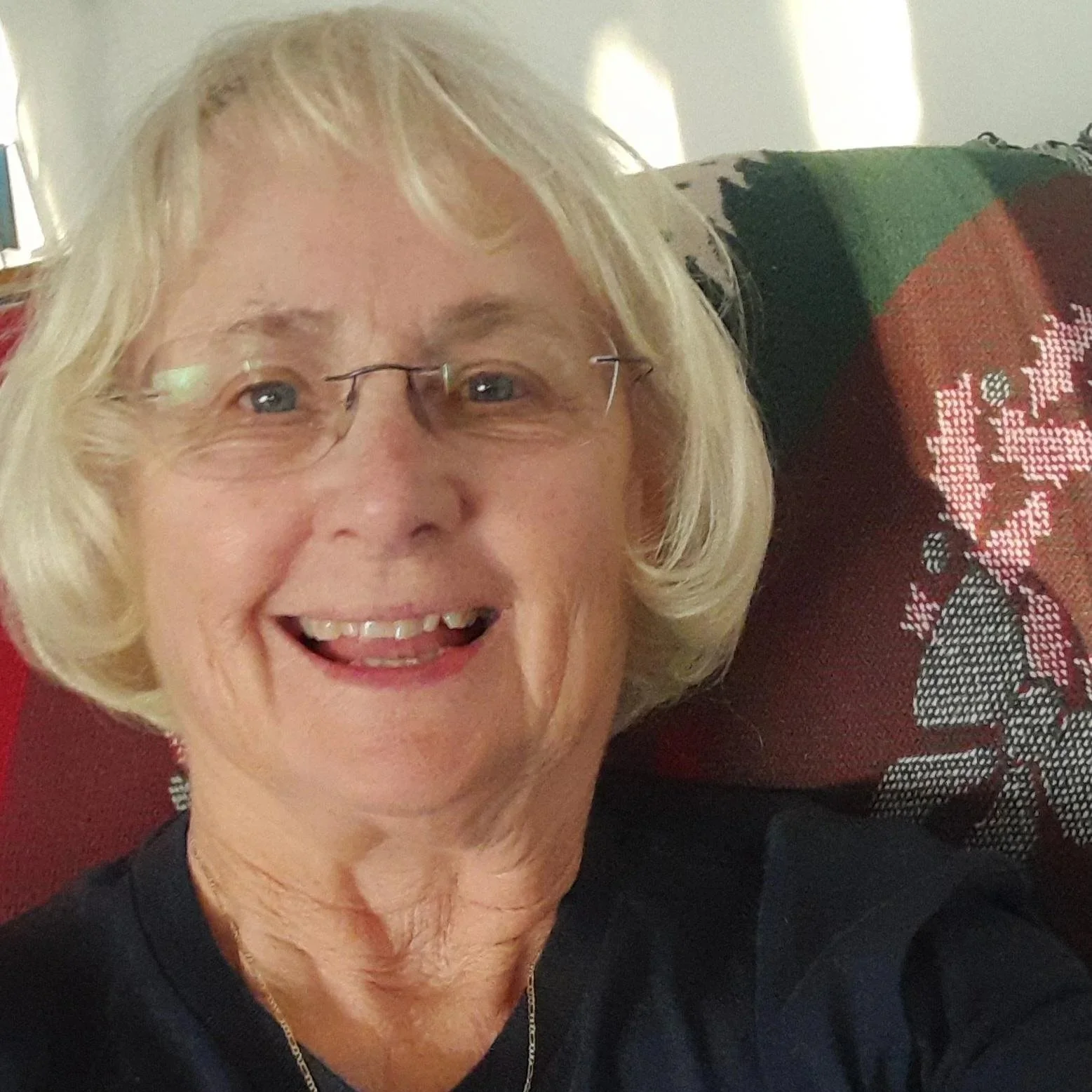 Jo Riester smiling