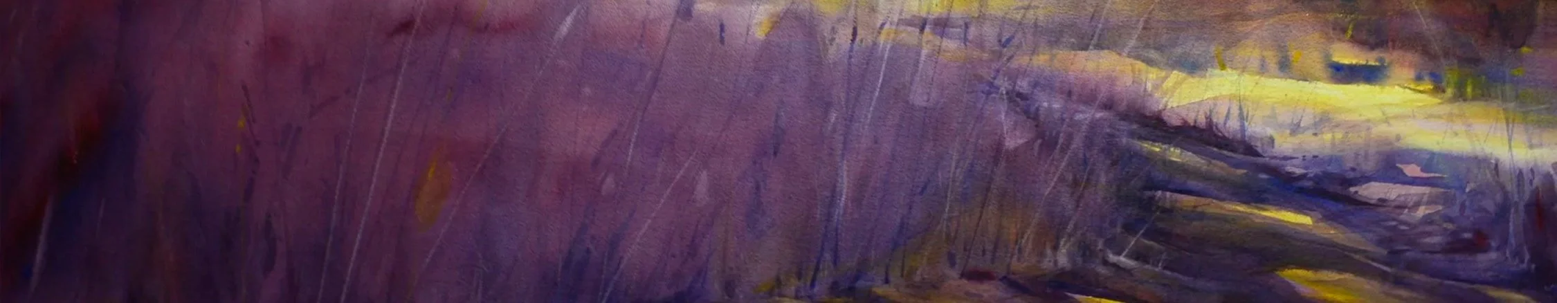 When the Shadows Meet the Light 53x11 on #140 Arches $2100
