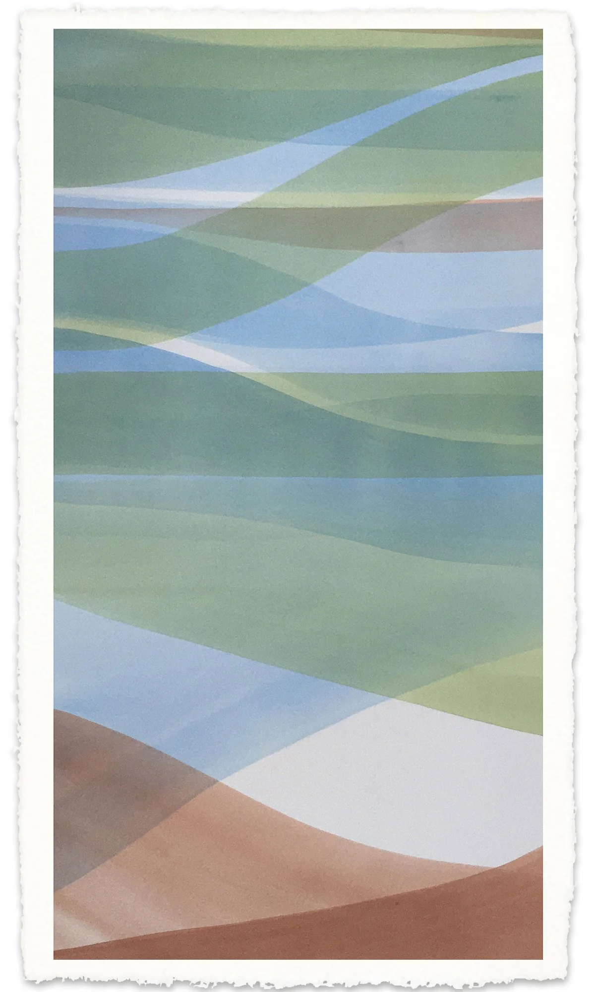 Dunes Looking Wast 40x60 #300Arches $6000