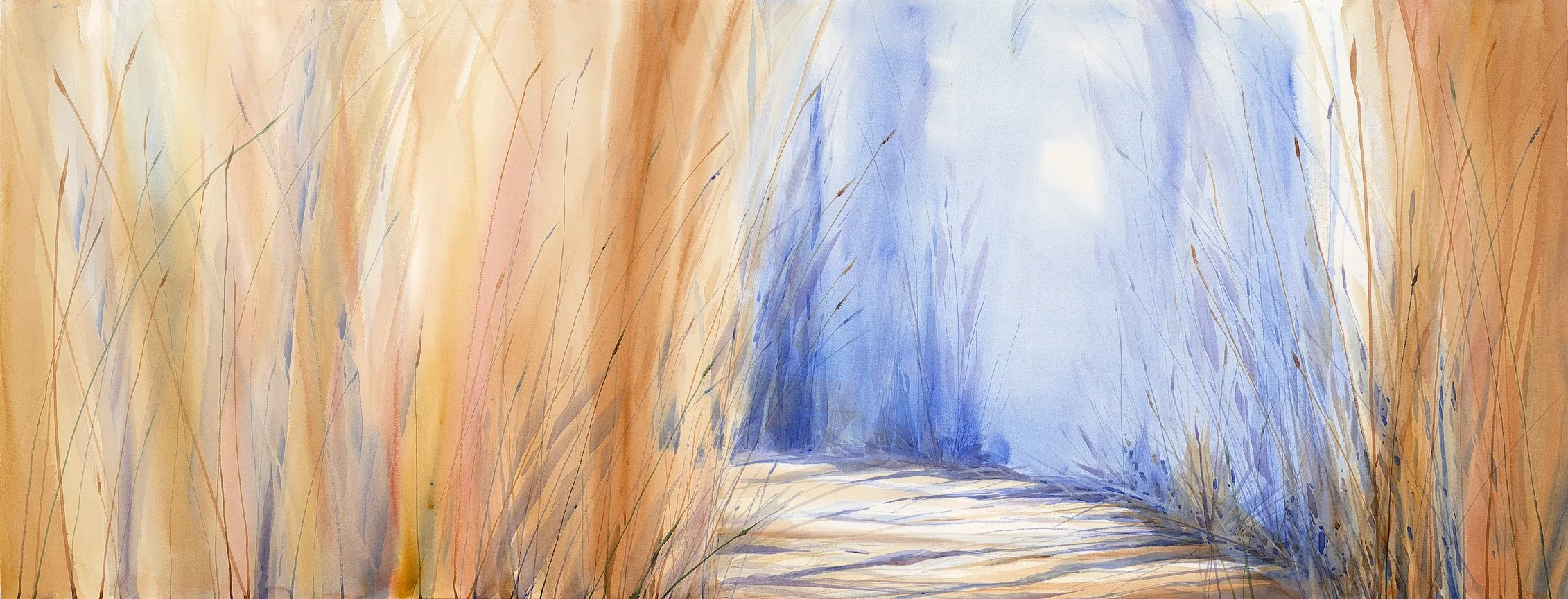 Through the Hill Country 80x32 on #140 Arches  $7600