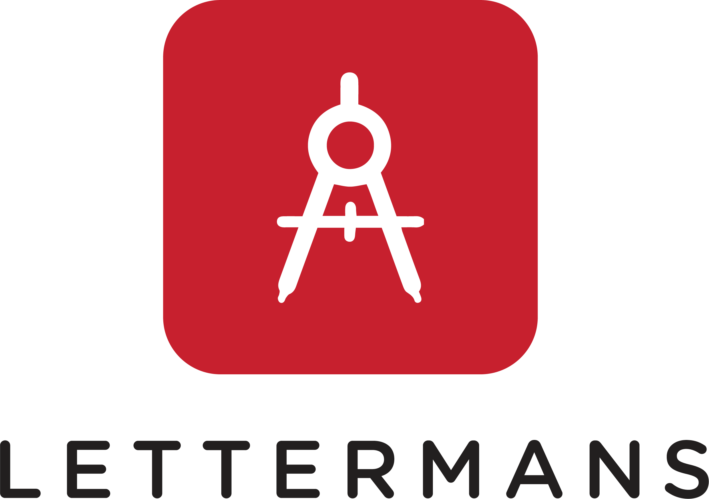 Lettermans Logo (Stacked White Background).png