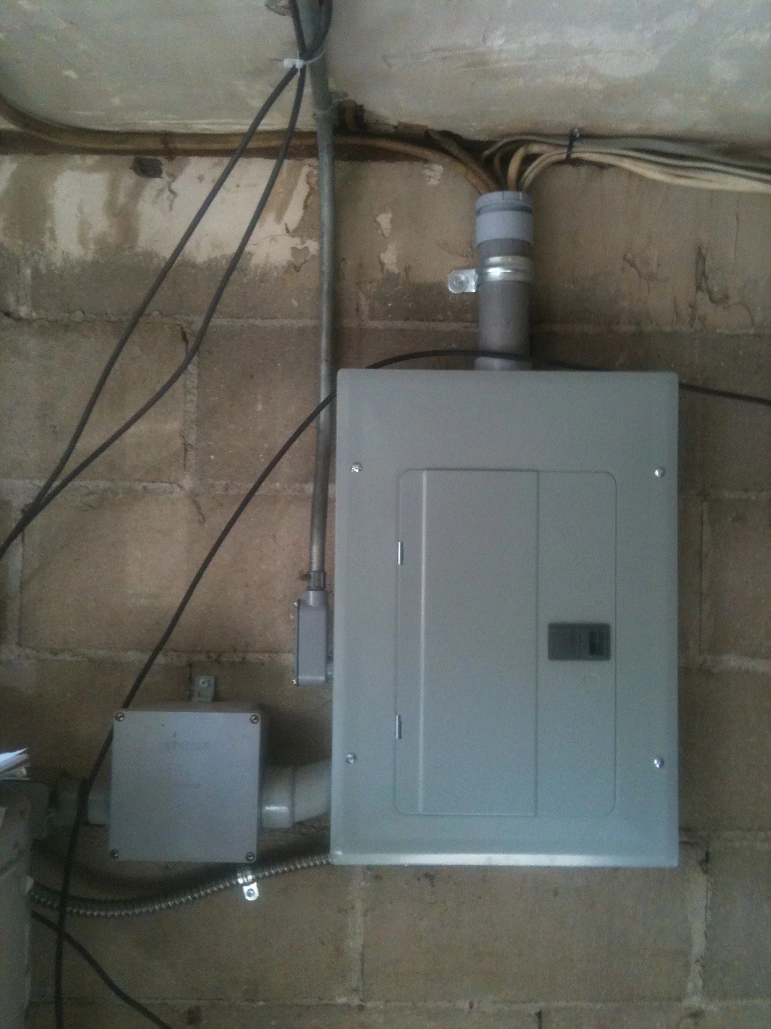 To this…The black wires are for cable tv, not part of the upgrade.
