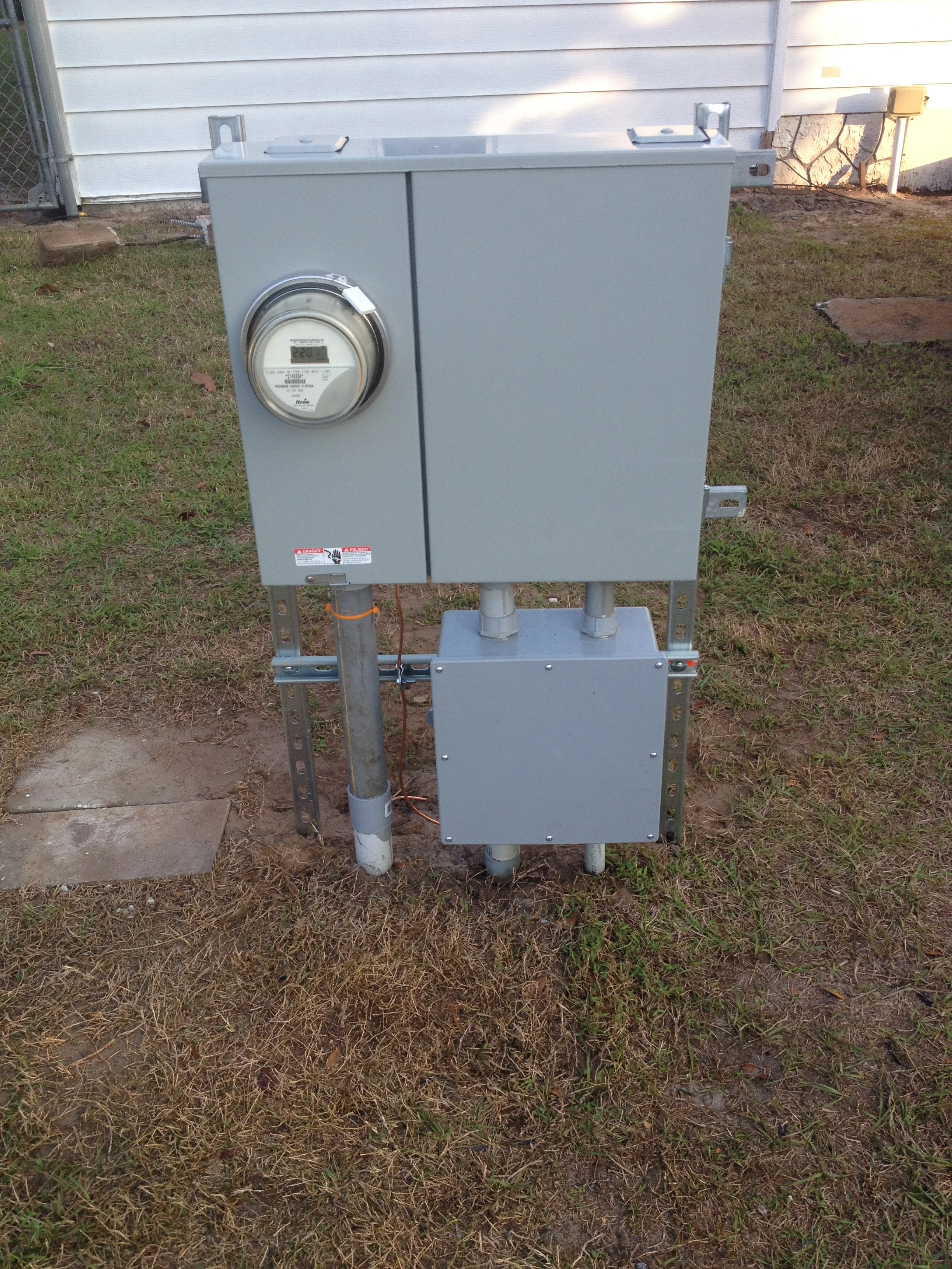 New panel and meter, re-grounded and up to date.