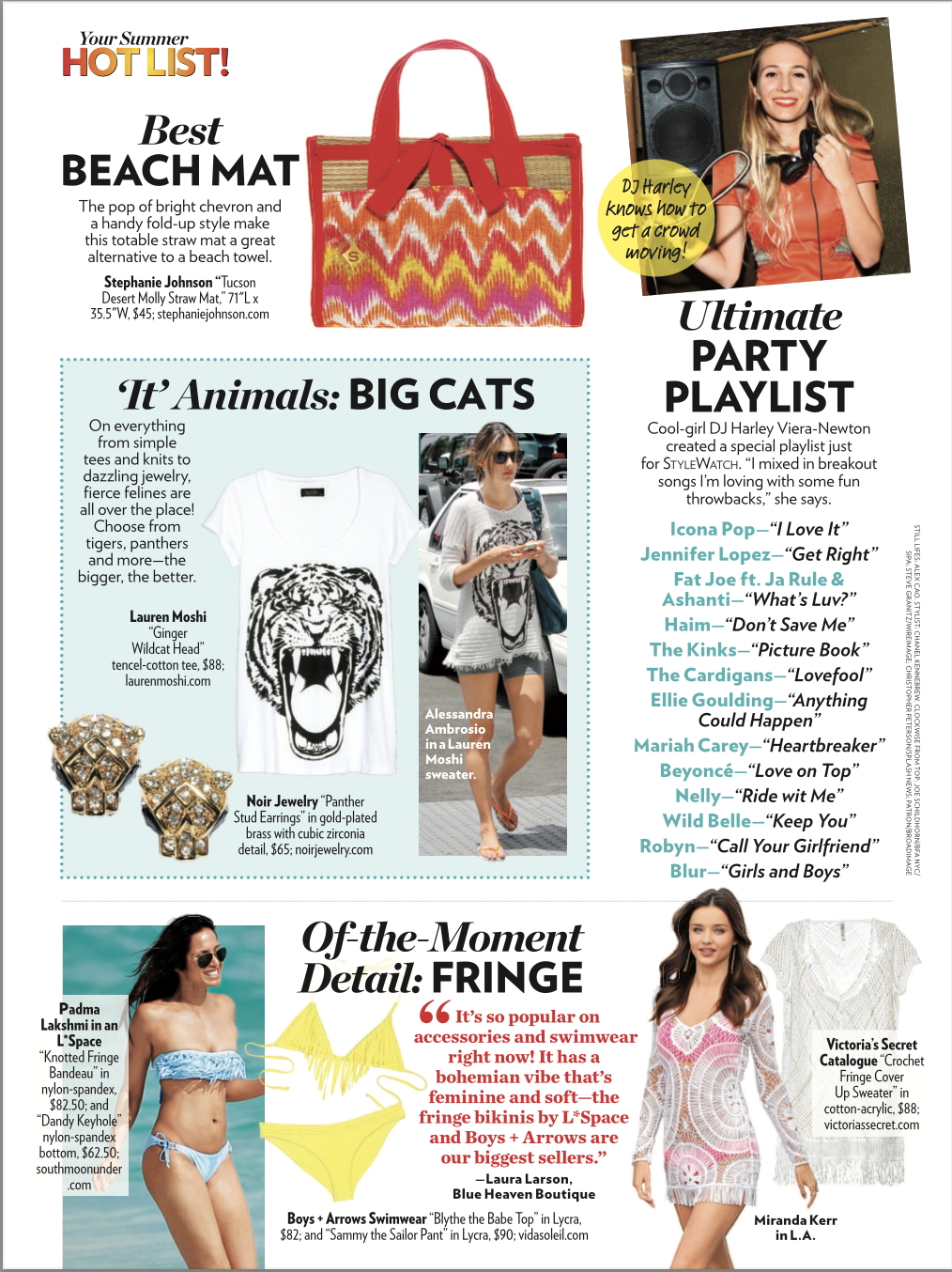 People StyleWatch — 2013 Summer Hot List Package