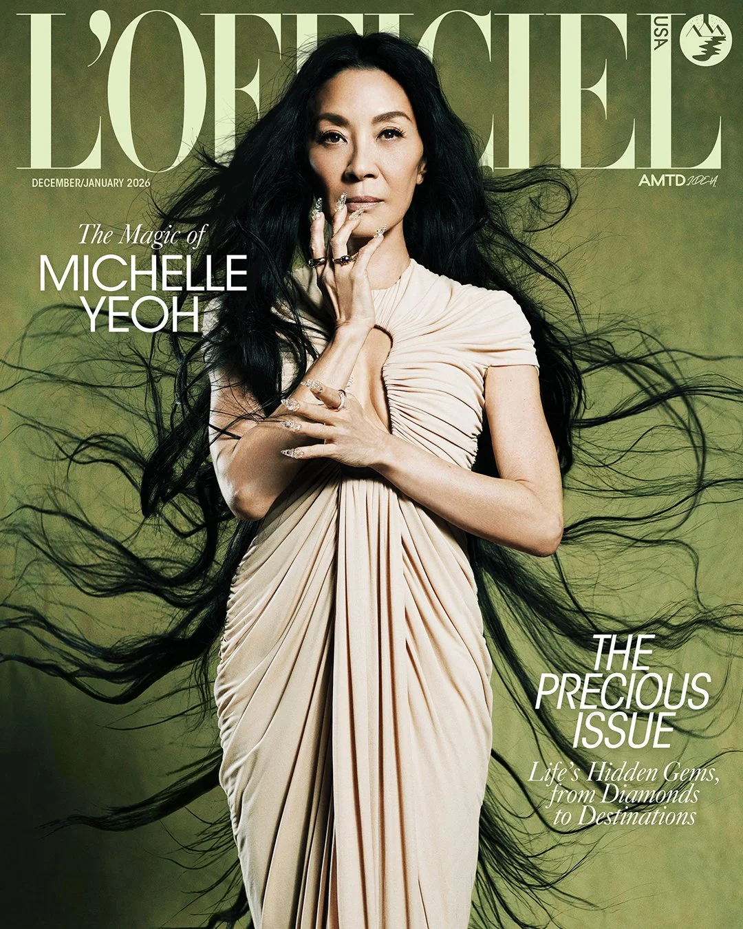 L'OFFICIEL global cover Dec 2025