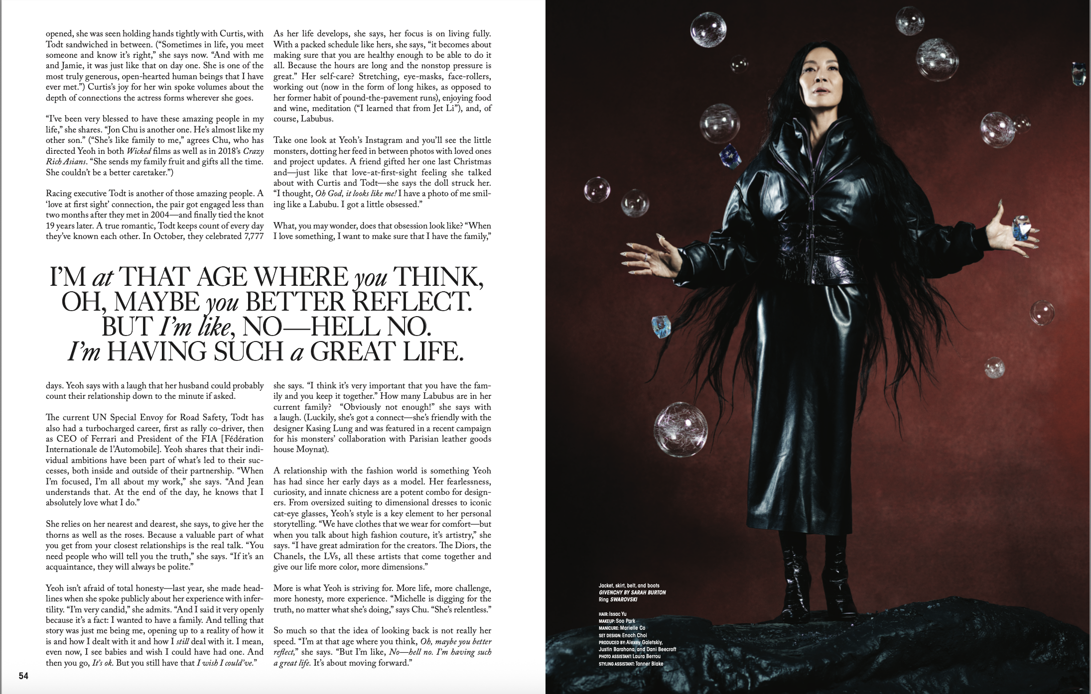 L'OFFICIEL global cover story --  Dec./Jan. 2025/2026