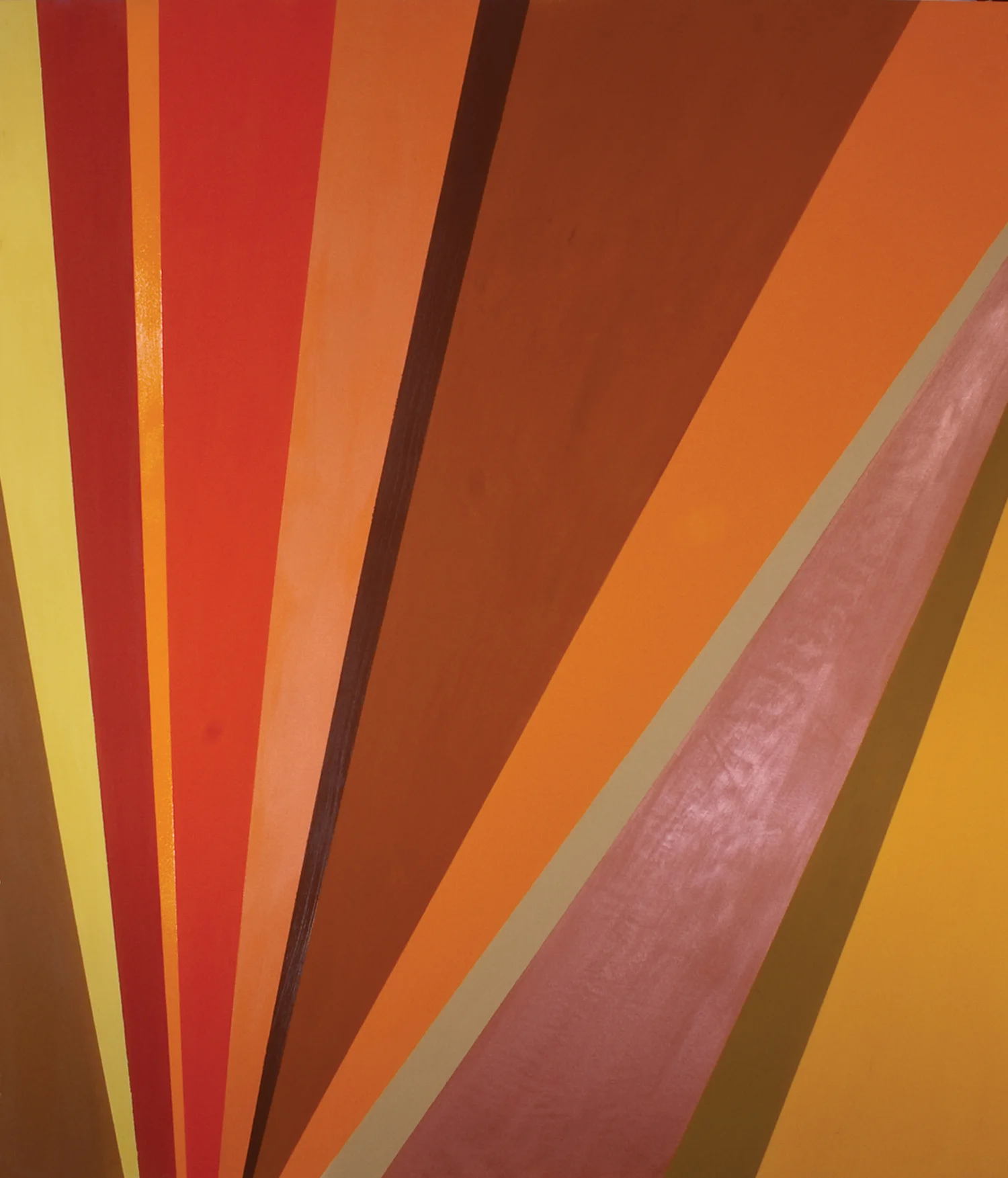    Autumn Sunrise     67 by 80 inches    Acrylic on canvas    2011  
