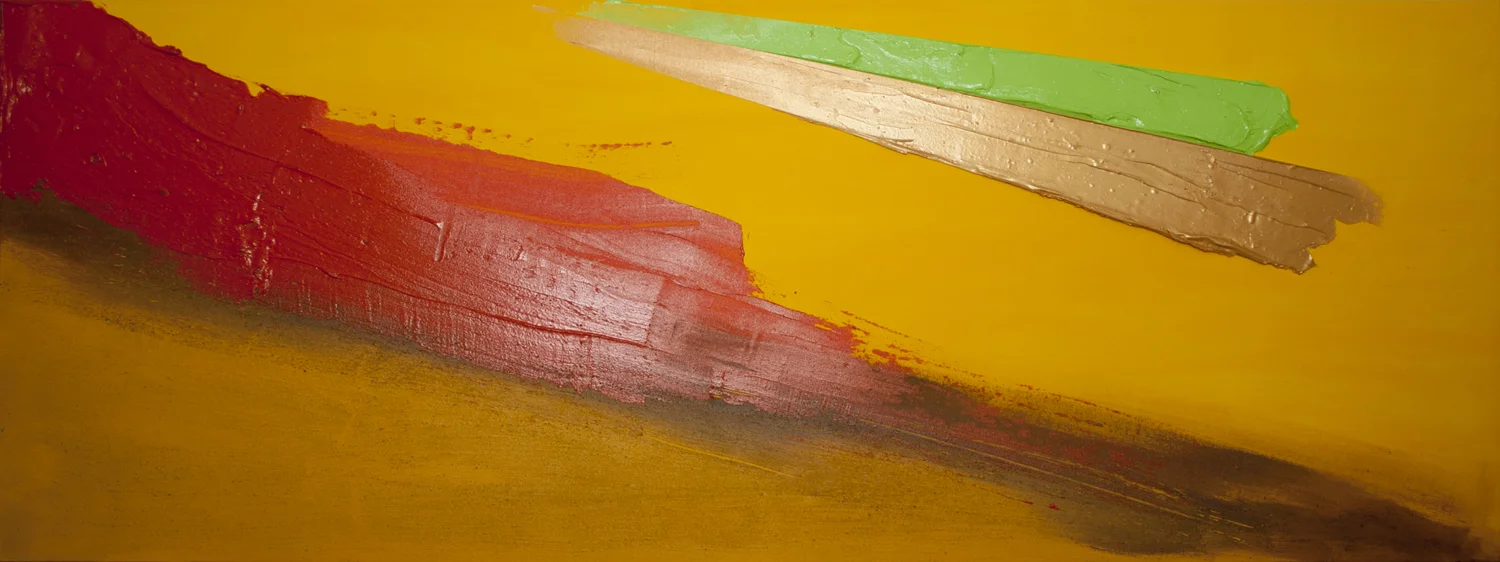    Breakaway     96 by 36 inches    Acrylic on canvas    2013&nbsp;  