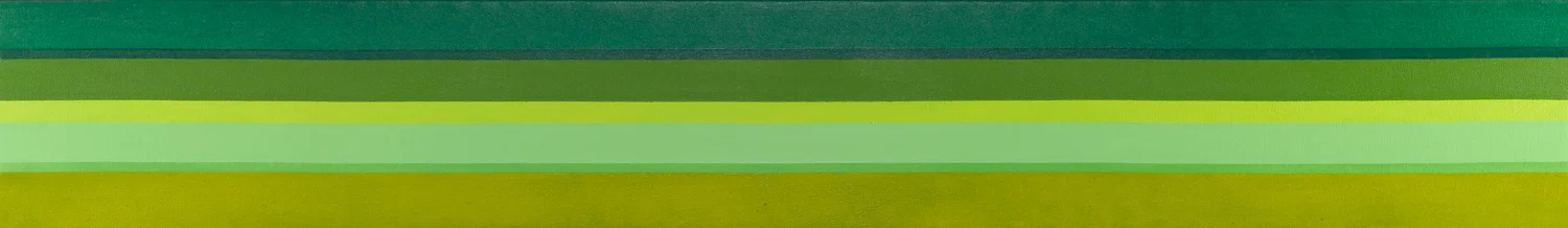    Breath of Eyre   &nbsp;    79 by 11 inches    Acrylic on canvas    2009  