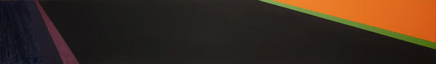    Dichotomy   &nbsp;    79 by 12 inches    Acrylic on canvas    2013  