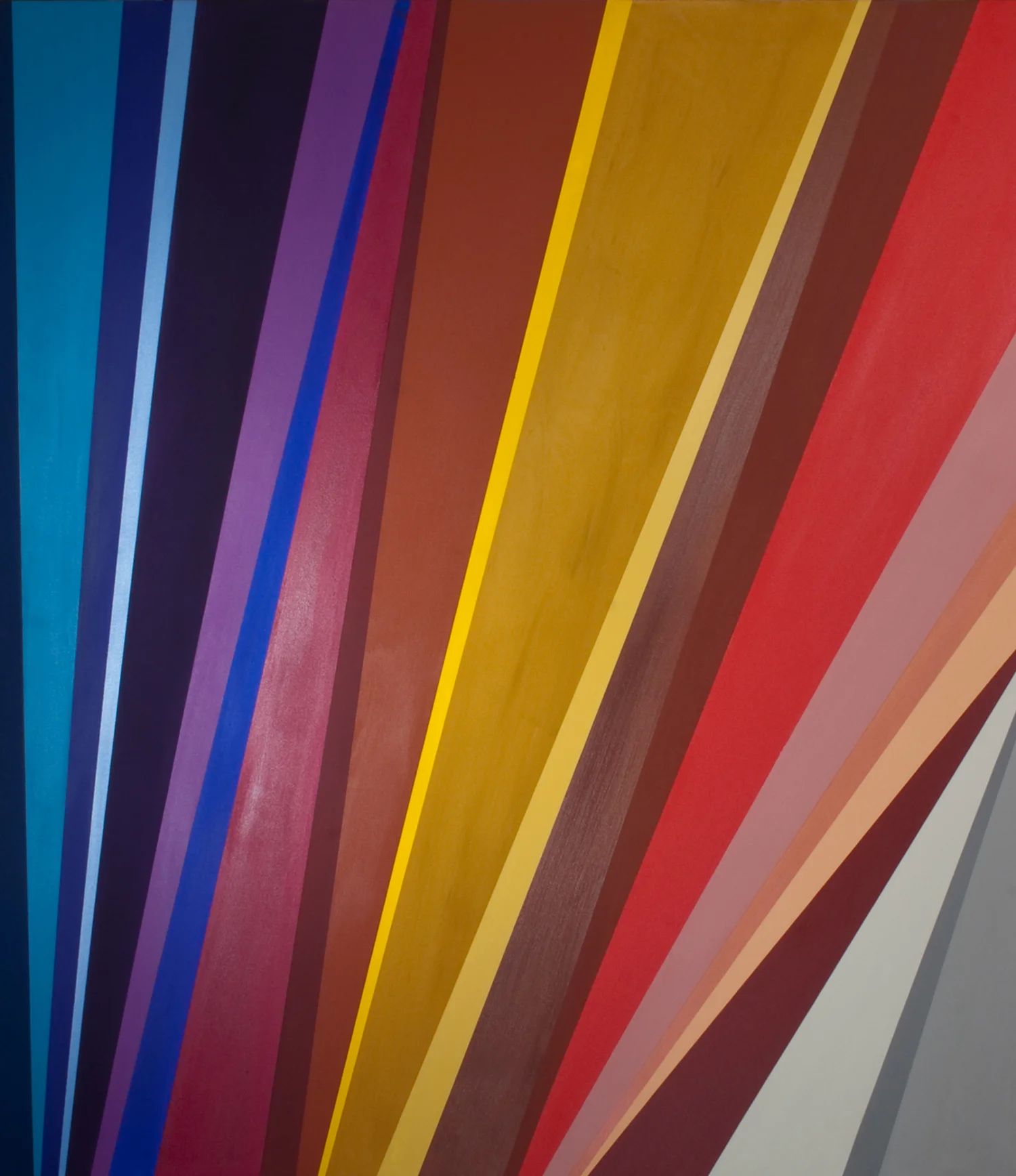    End of Night / Morning Glory     67 by 80 inches    Acrylic on canvas    2011  