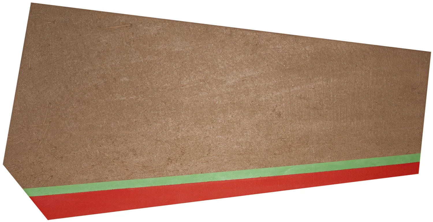    Surfacing   &nbsp;    40 by 21 inches    Acrylic on canvas    2009  