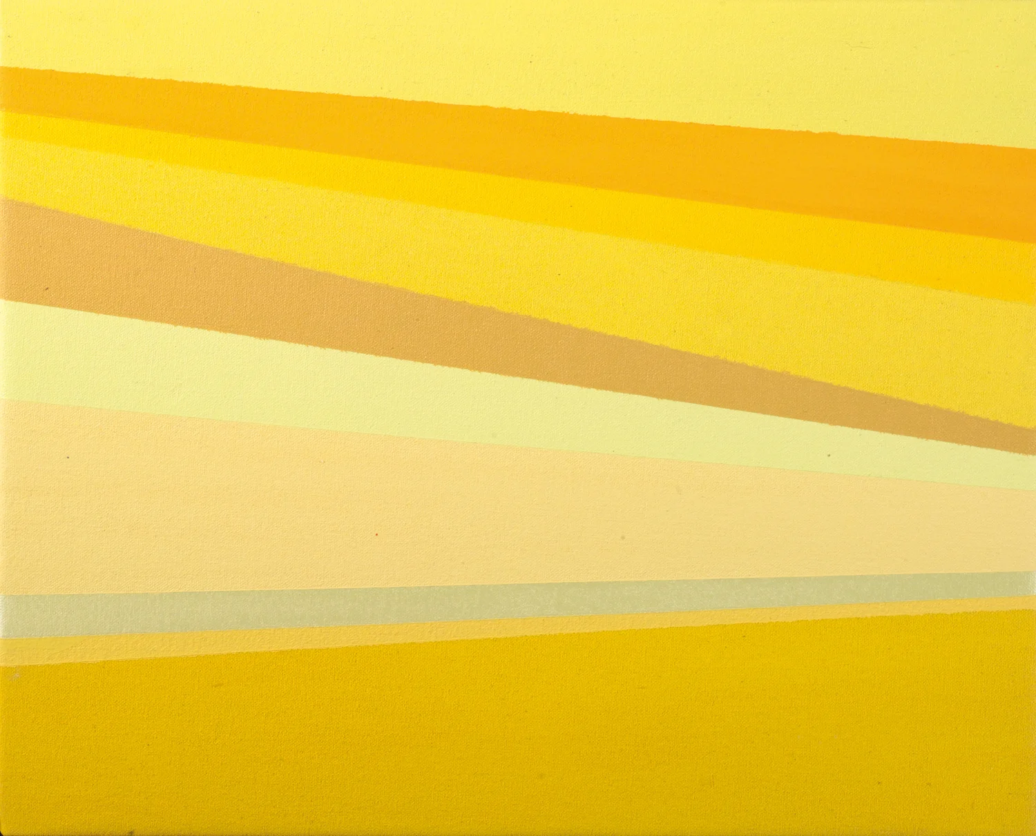    Ten Yellows   &nbsp;    20.5 by 16.5 inches    Acrylic on canvas    2010  