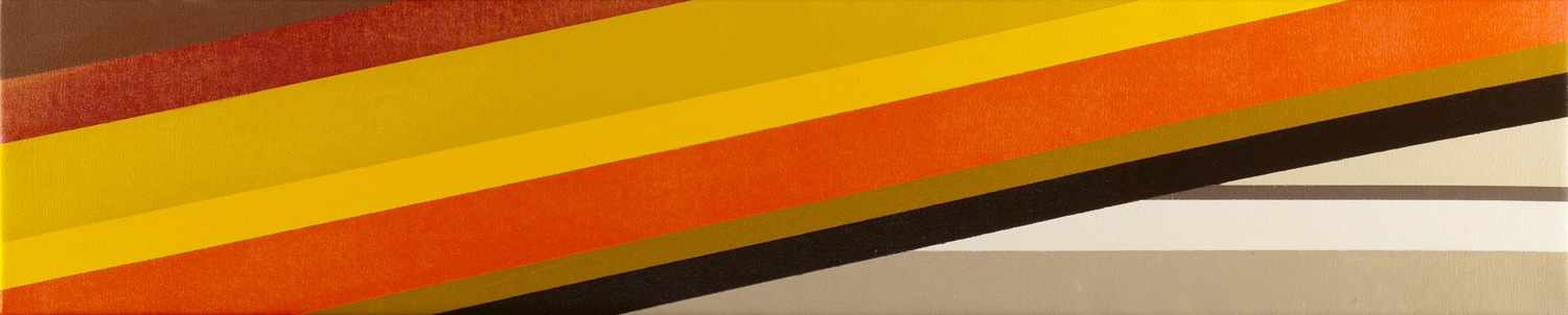    Untitled 37     50 by 10 inches    Acrylic on canvas    2009  
