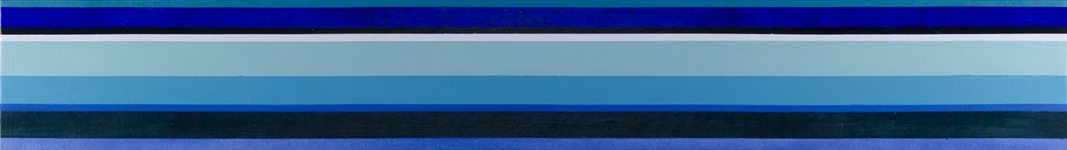    Simon’s Journey     79 by 11 inches    Acrylic on canvas    2009  