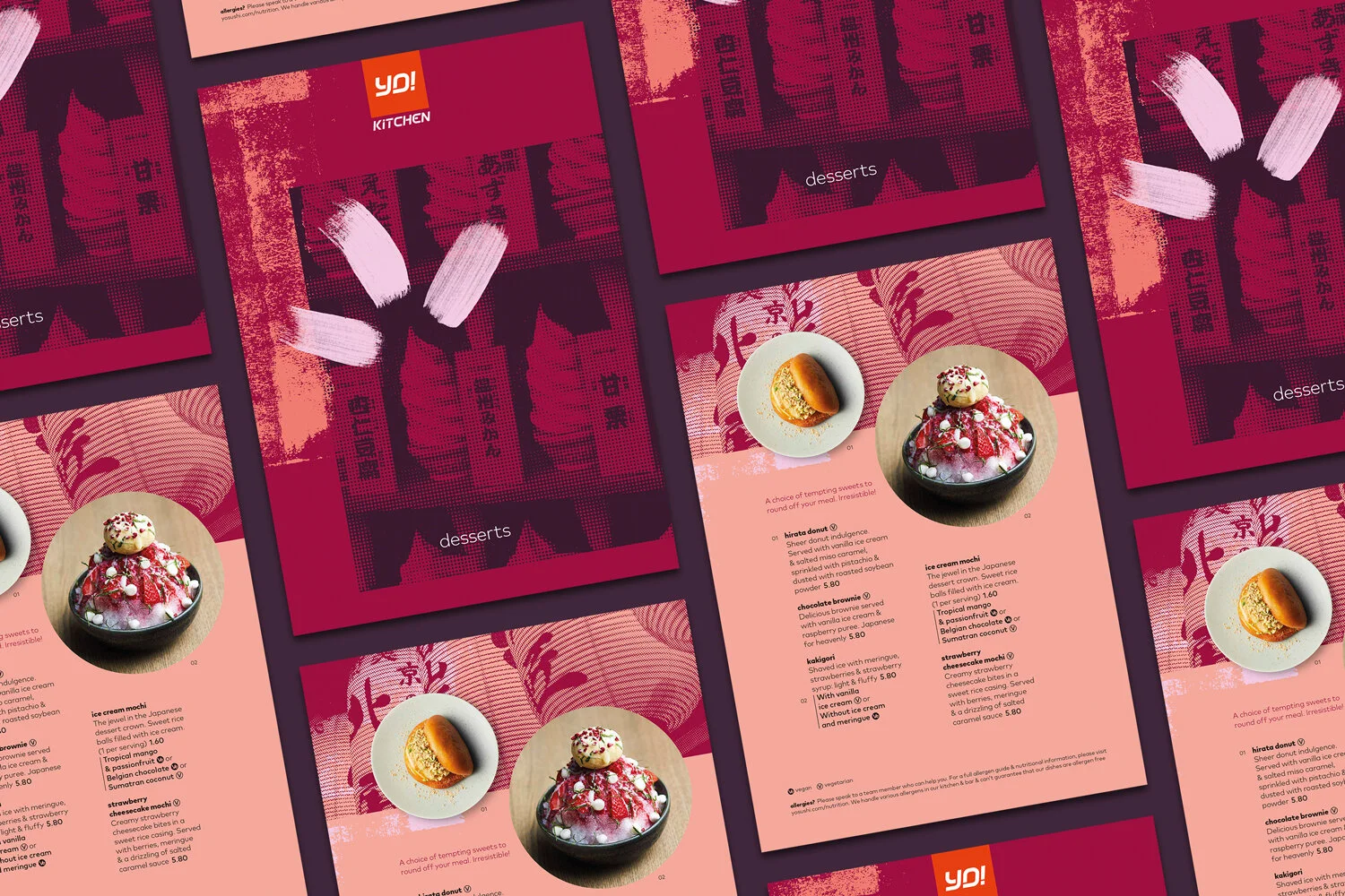 YO! Kitchen dessert menu