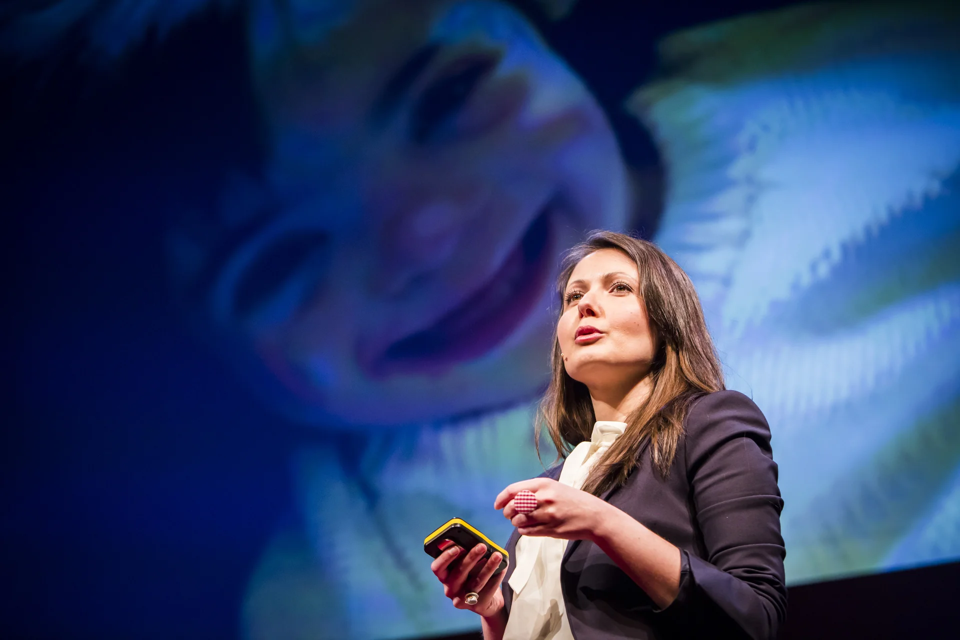 Yana recently gave a talk at the 2016 TED Fellows Retreat in California. Photo: TED