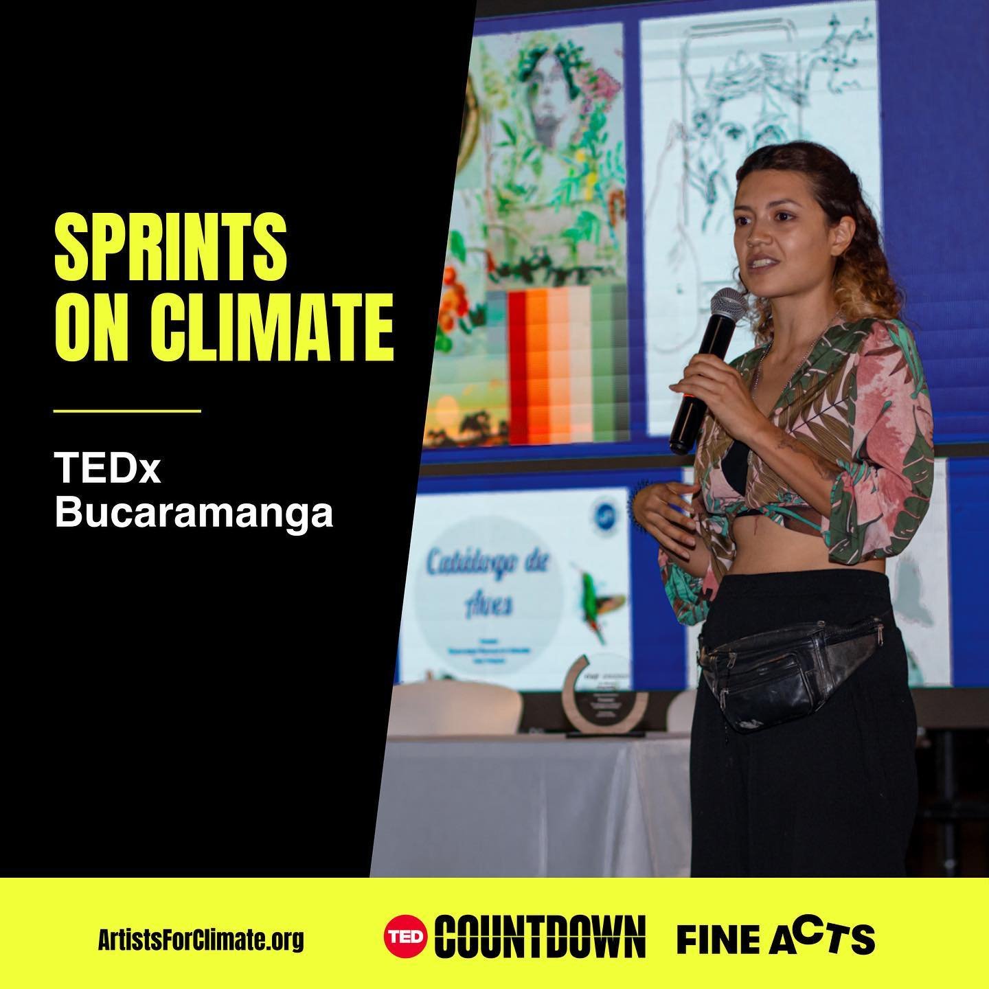 🙌 And last but not least, we are coming to you with artwork from Colombia! 🇨🇴

@TEDCountdown, Fine Acts and @TEDxBucaramanga joined forces for a creative bootcamp on climate change, where artists had just TWO DAYS to produce their illustrations. ?