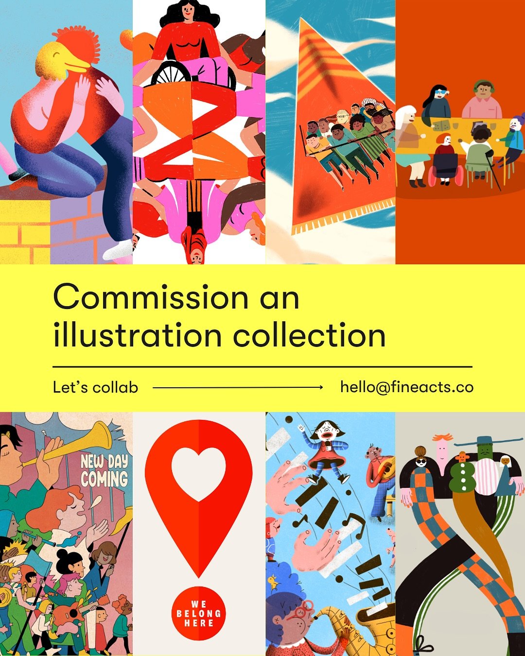 ☎️ Calling all nonprofits &ndash; Partner with us &amp; commission an illustration collection ☎️

Looking for bespoke visuals tailored to your mission? We&rsquo;re your team.

We create premium illustration collections on today&rsquo;s most urgent so