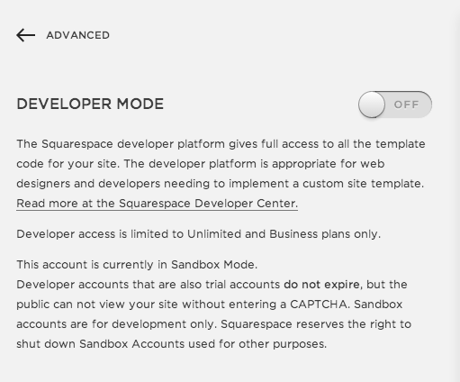 Flip the toggle on!