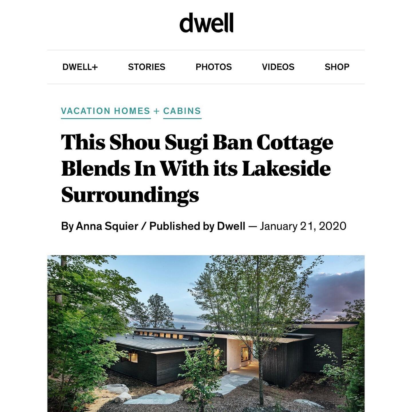 Very excited to see my images of Lake Joseph Cottage on @dwellmagazine. The talented @vfarchitect redefines the very meaning of a cottage with this stunning creation. 👏 Link to full article in bio. ・・・
・・・
#lxiv #architecturephotography #cottage #ca