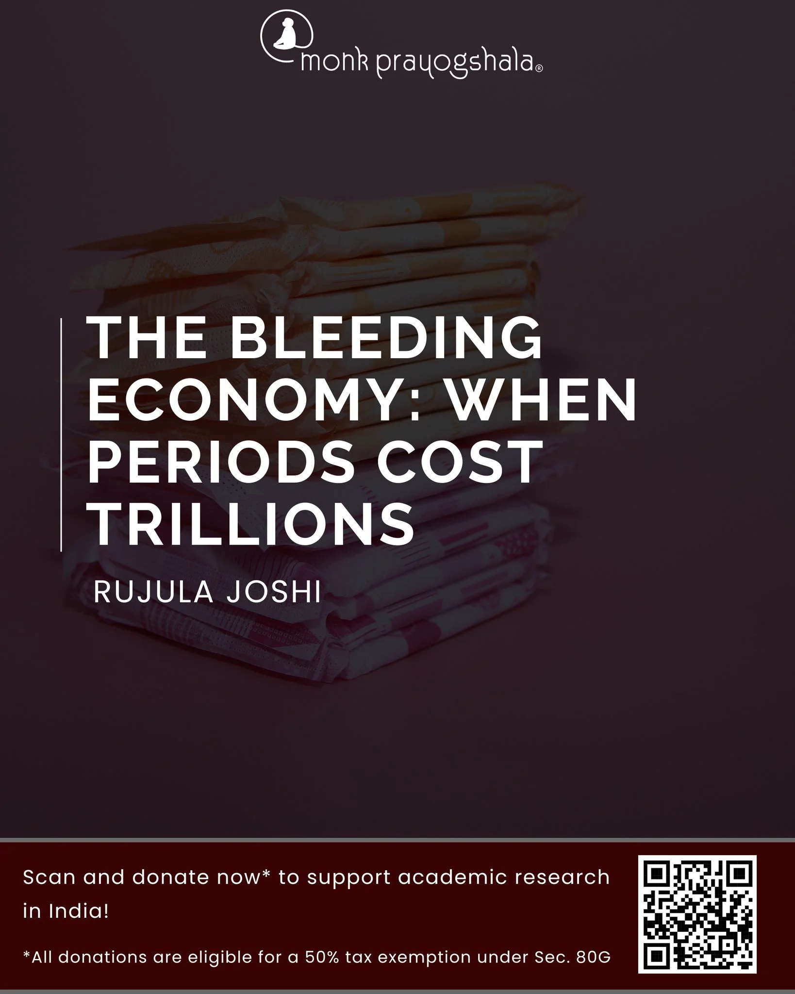 📌#BlogAlert
Read Rujula Joshi's &ldquo;The Bleeding Economy: When Periods Cost Trillions&rdquo; in this week&rsquo;s blog!
Link in bio!

💛 Support independent academic research in India!
Your donations are now eligible for 50% tax exemption under s