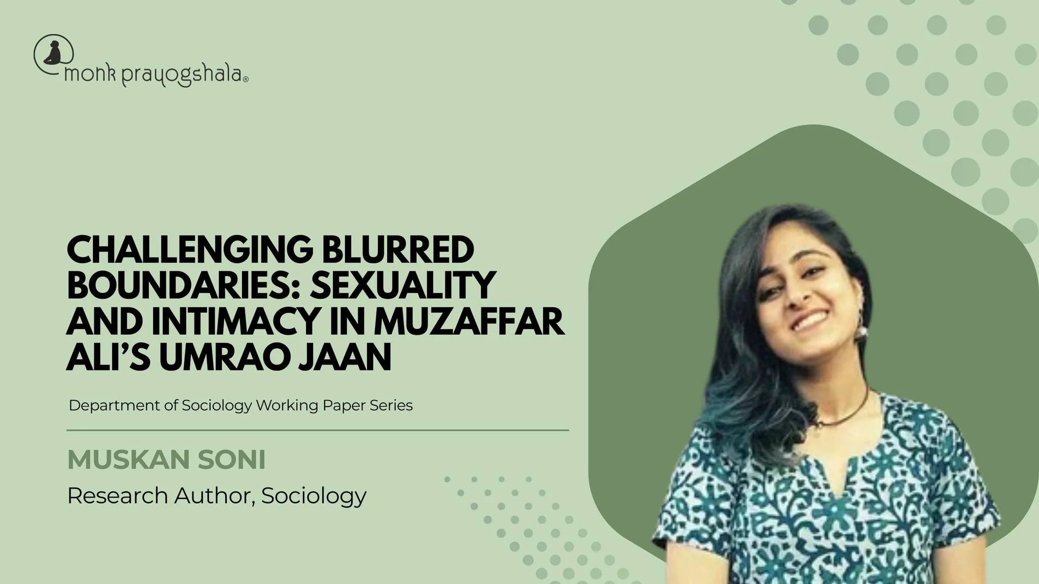 Can challenging blurred boundaries help us understand sexuality and intimacy more deeply? 🧠
In this episode of Research Explained in Minutes, Muskan Soni, Research Author in Sociology at Monk Prayogshala, unpacks a compelling working paper exploring