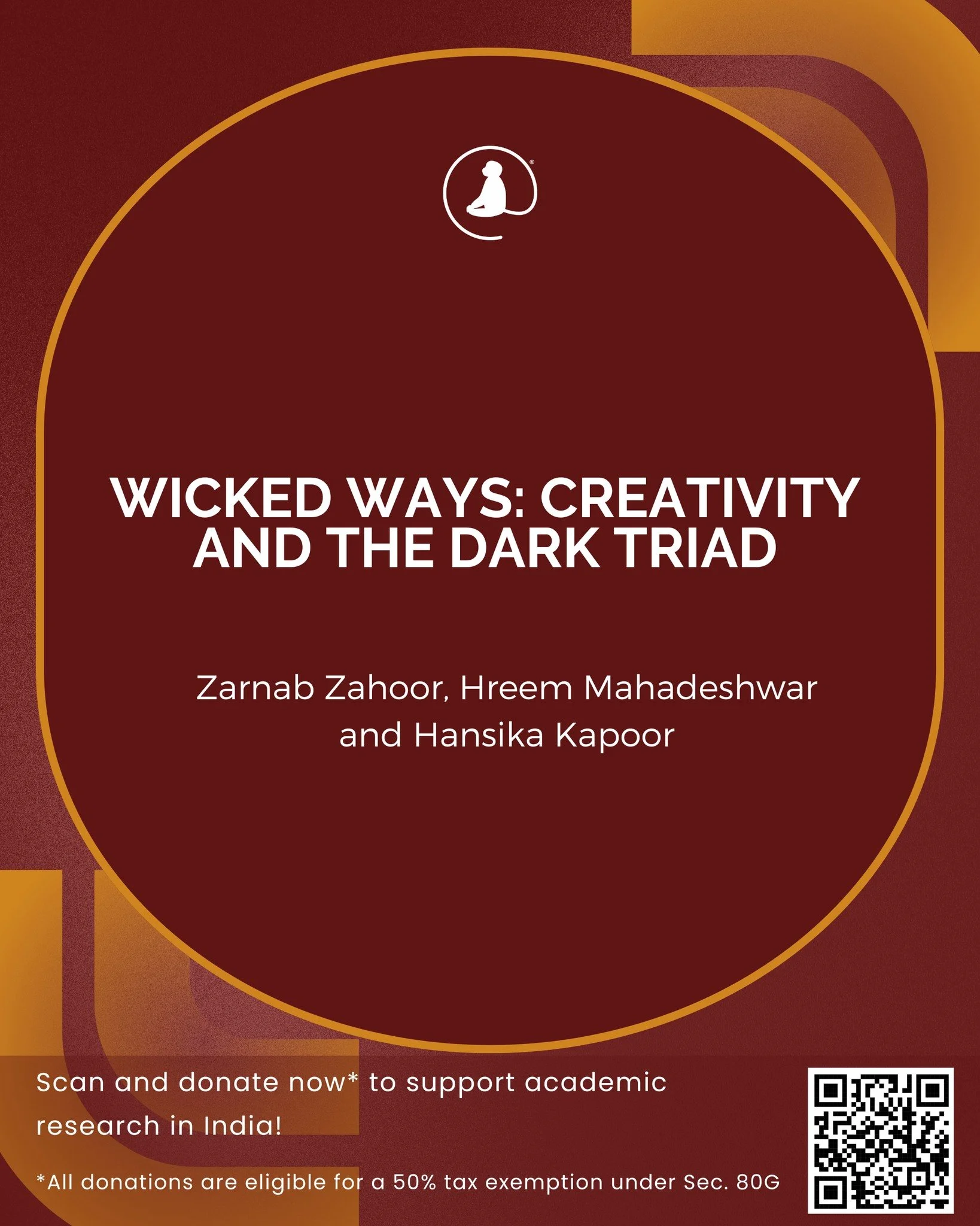 📢 Zarnab Zahoor, Hreem Mahadeshwar, and Hansika Kapoor have contributed a chapter titled Wicked Ways: Creativity and the Dark Triad in K. A. Papageorgiou (Ed.) Research Handbook on the Dark Triad (Edward Elgar Publishing)!

Read it, through the link