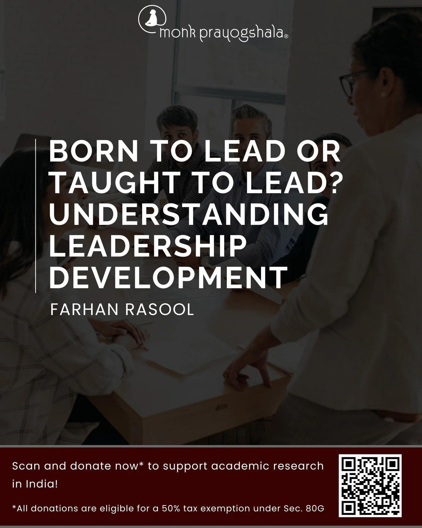 📌 #BlogAlert
Read Farhan Rasool&rsquo;s &ldquo;Born to Lead or Taught to Lead? Understanding Leadership Development&rdquo; in this week&rsquo;s blog!
Link: https://buff.ly/ch4MCDE

💛 Support independent academic research in India! Your donations ar