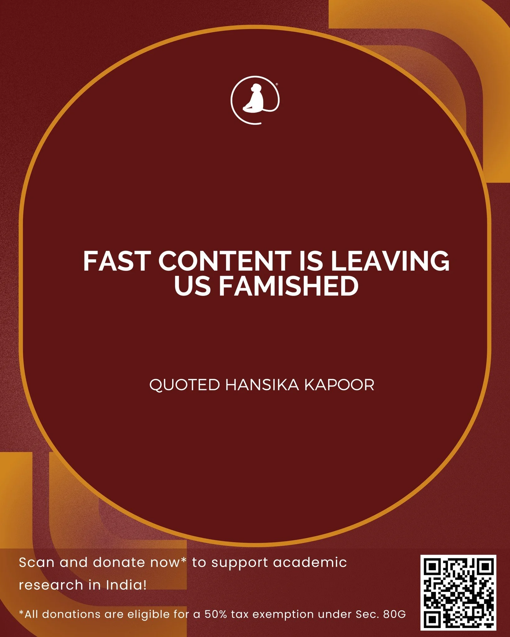 📢 Hansika Kapoor was quoted in an article titled Fast Content Is Leaving Us Famished, published on PressReader.

Read it through the link in bio!

💛 Support independent academic research in India!
Your donations are now eligible for 50% tax exempti
