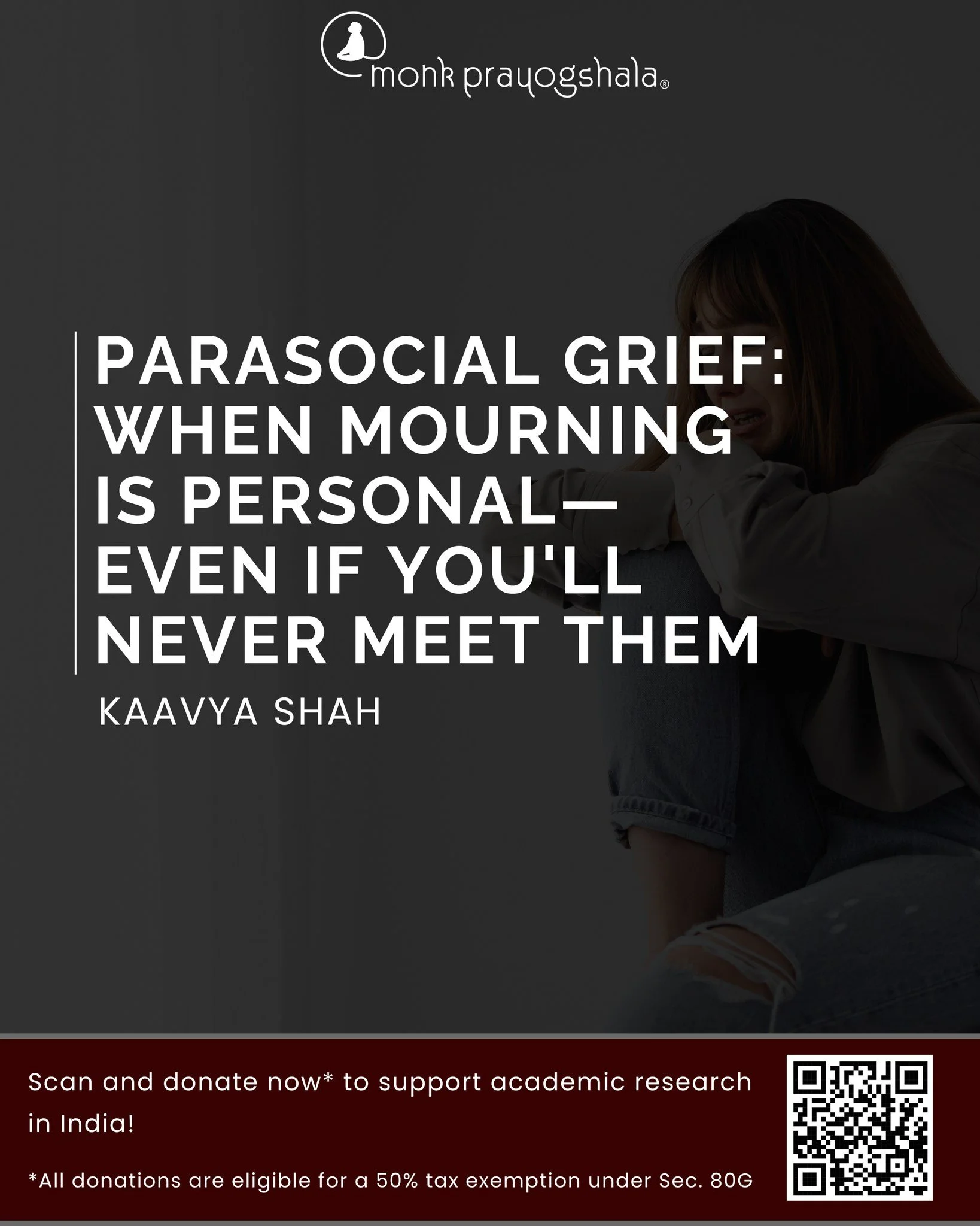 📌#BlogAlert
Read Kaavya Shah&rsquo;s &ldquo;Parasocial Grief: When Mourning Is Personal&mdash;even if You&rsquo;ll Never Meet Them&rdquo; in this week&rsquo;s blog!
Link in bio!

💛 Support independent academic research in India!
Your donations are 