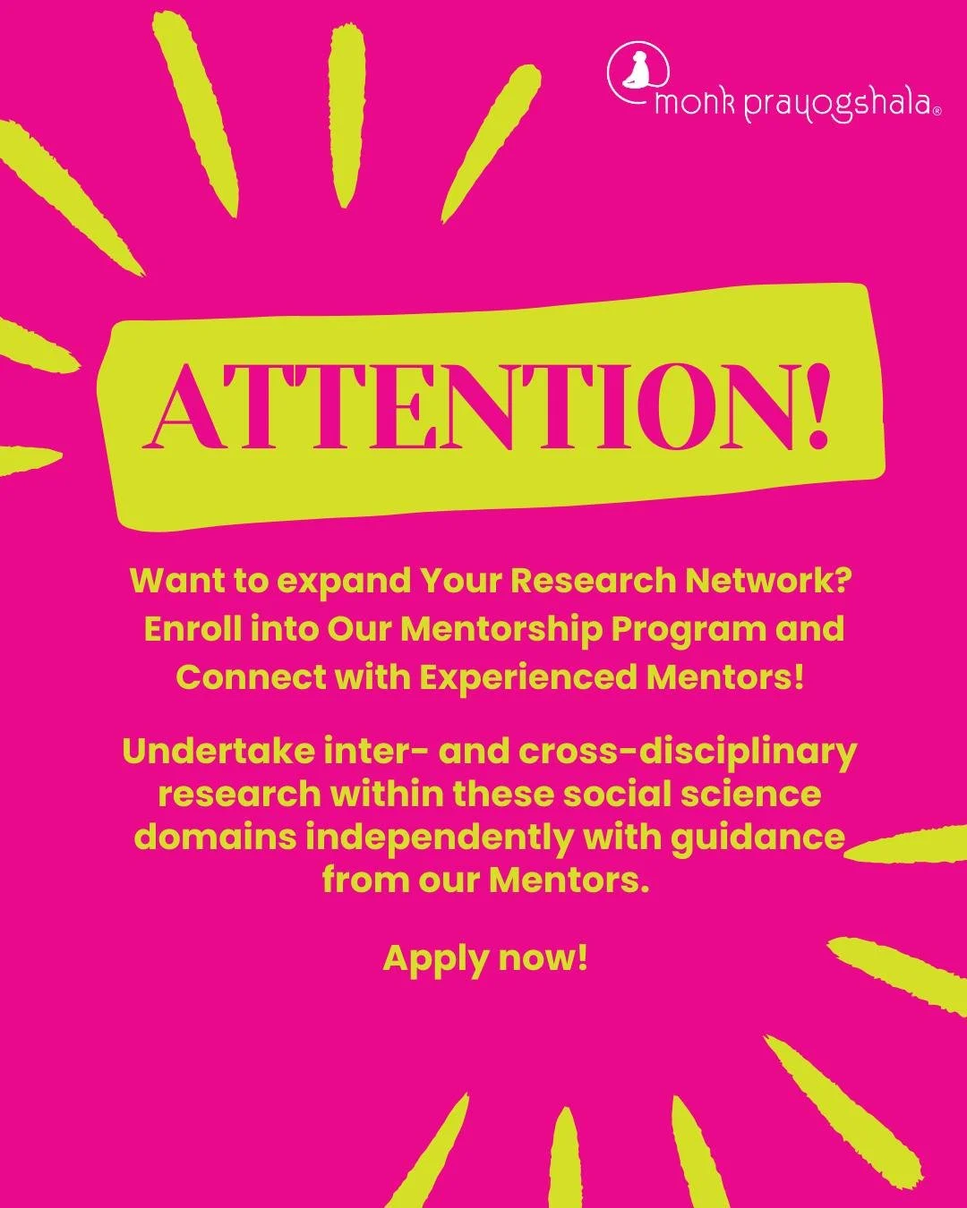 Looking for exceptional support and training in the field of #socialsciences research? Our mentorship program in research provides practical experience, assistance, and instruction. Take the first step and apply now to embark on this opportunity!

Li