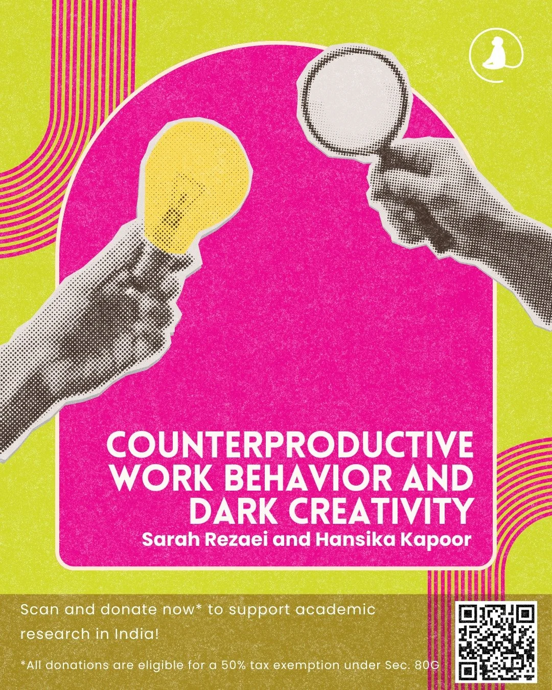📢 Sarah Rezaei and Hansika Kapoor, PhD wrote an article titled Counterproductive Work Behavior and Dark Creativity in Psychology Today.

Read through the link in bio!

💛 Support independent academic research in India!
Your donations are now eligibl
