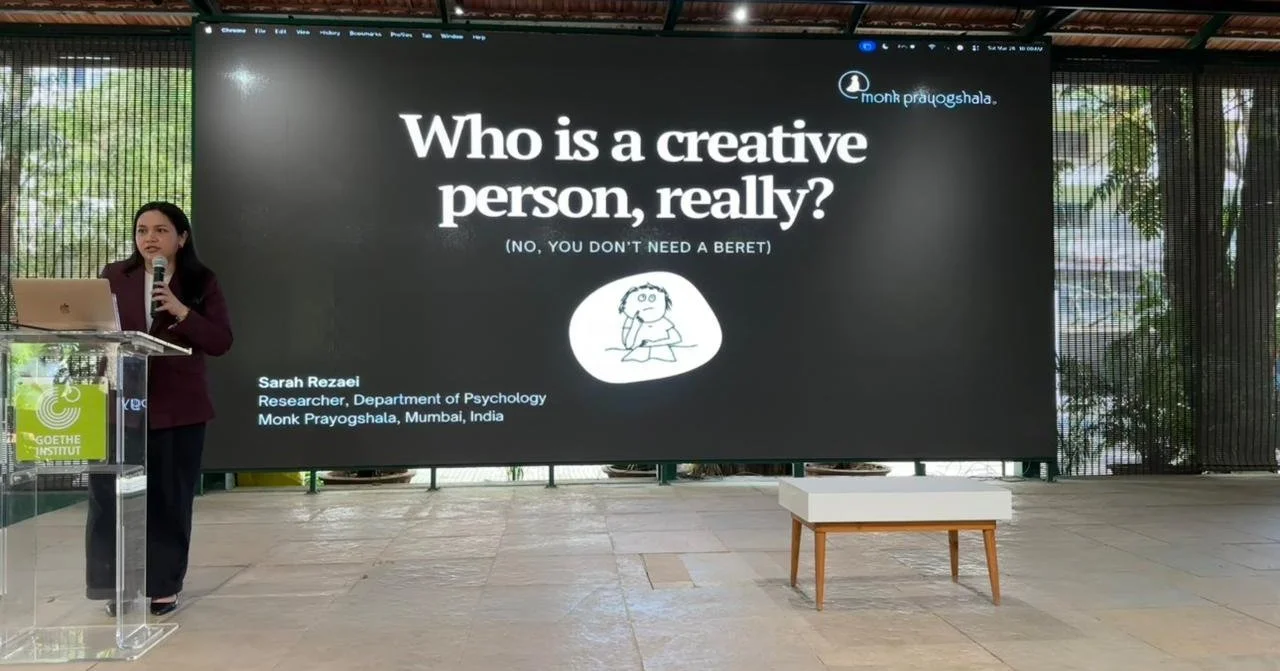 Sarah Rezaei delivered an engaging talk as a guest speaker at ARISA Foundation&rsquo;s Unconference 2026 in Pune, Maharashtra! 🎤✨

She explored thought-provoking questions like: Who is a creative person, really? and What is Dark Creativity? 🌑💡&mda