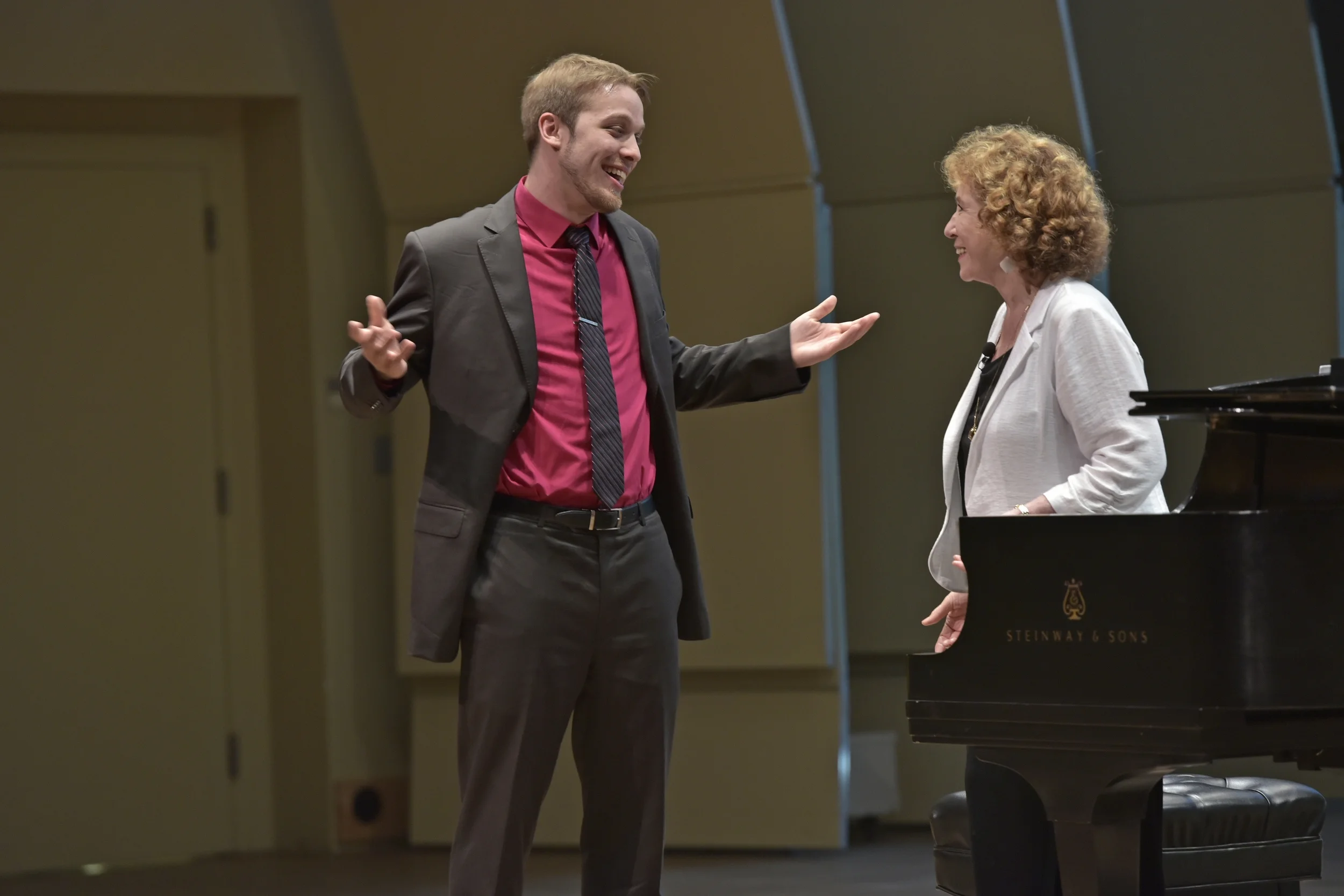 Opera Saratoga is able to bring master coaches like Joan Dornemann from the Metropolitan Opera to work with our young artists thanks to your generosity!