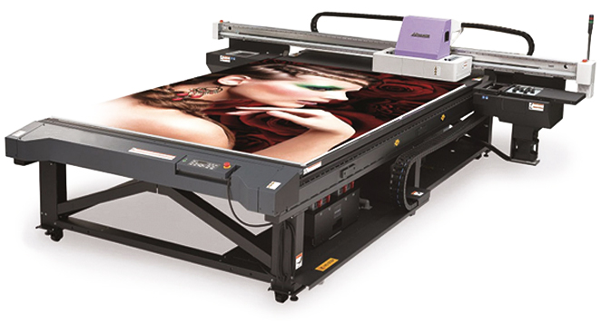 Flatbed and Roll printers Sizes up to 16' width by 50' length Mounting 1/8" to 1" thicknesses Lamination