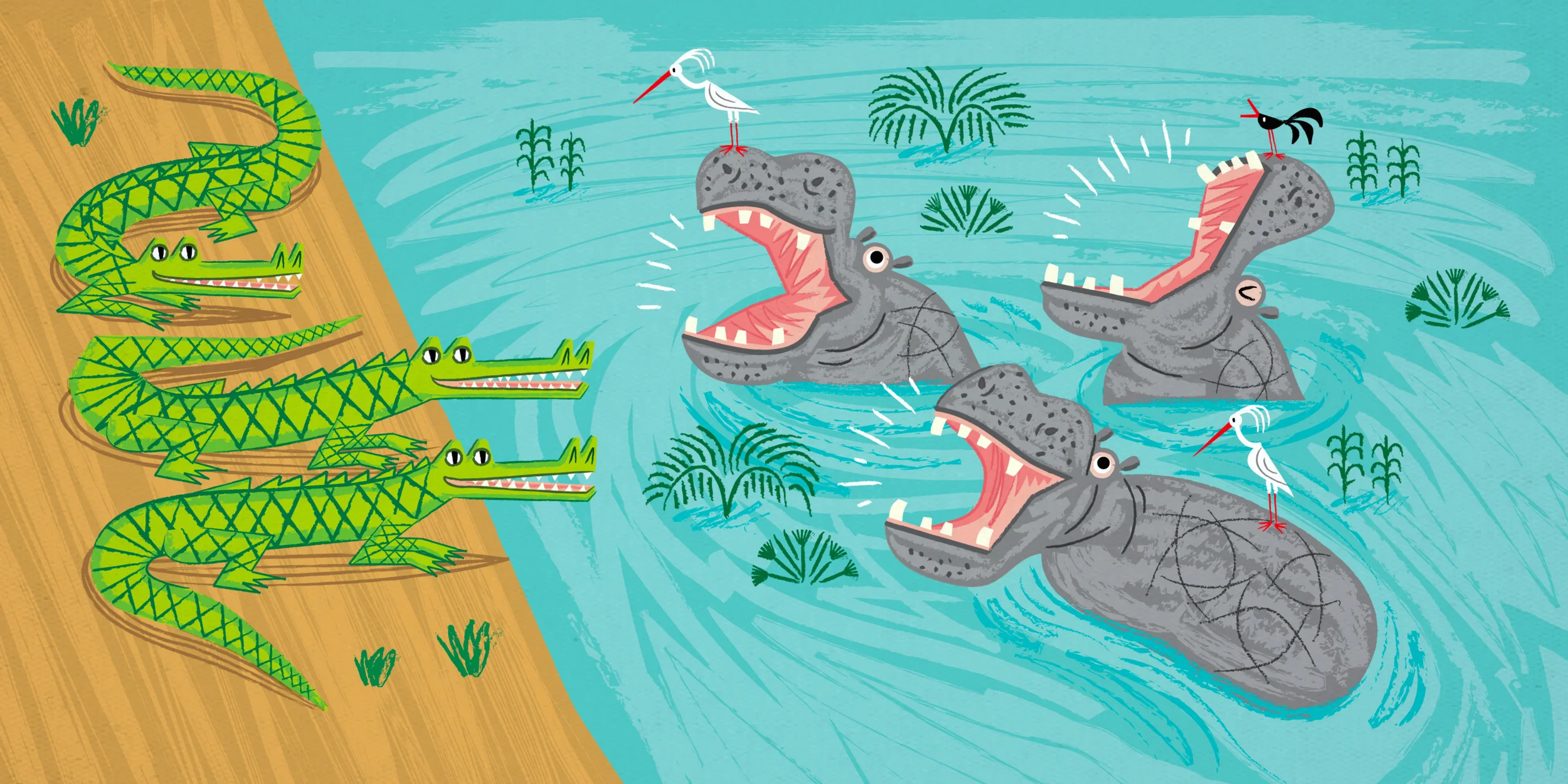Hippos and Crocodiles