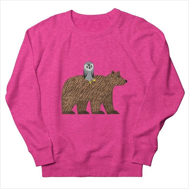 The Owl and The Bear - Heather Pink - Sweatshirt
Link to order is in my Bio.