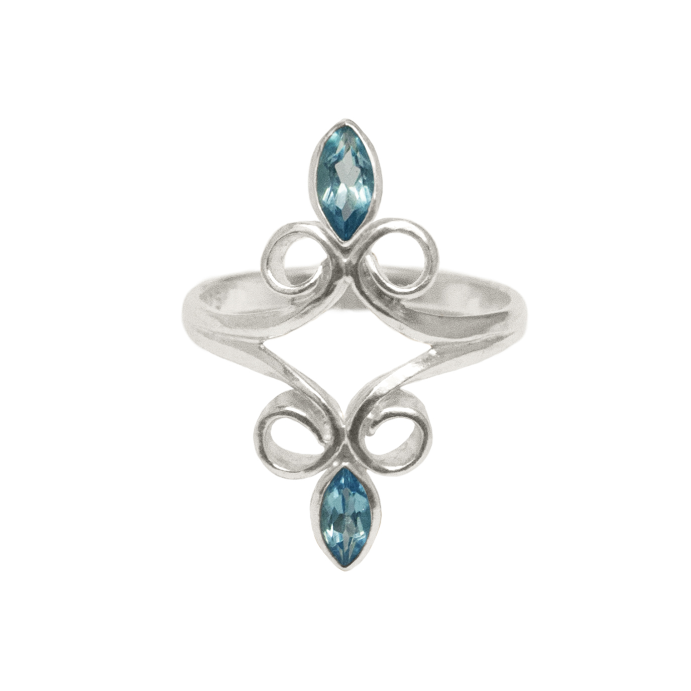 Anthemion Swiss Topaz Statement Ring